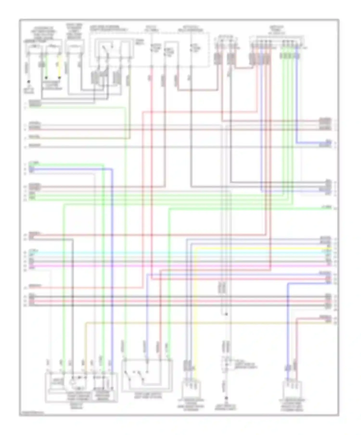 IS Lexus II facelift (2008-2010): Wiring diagram engine performance 3.5l (2 of 8)
