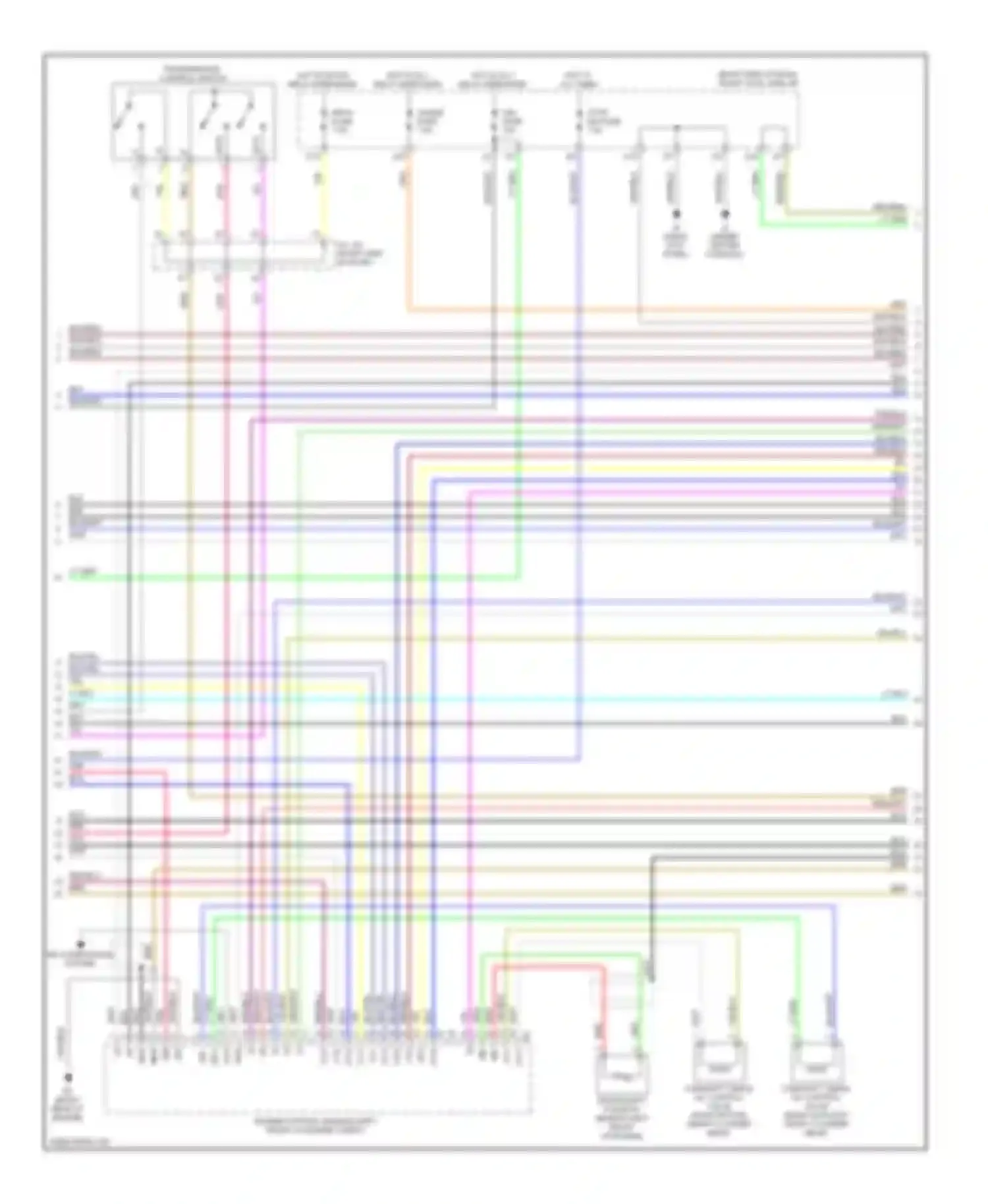 IS Lexus II facelift (2008-2010): Wiring diagram engine performance 3.5l (3 of 8)