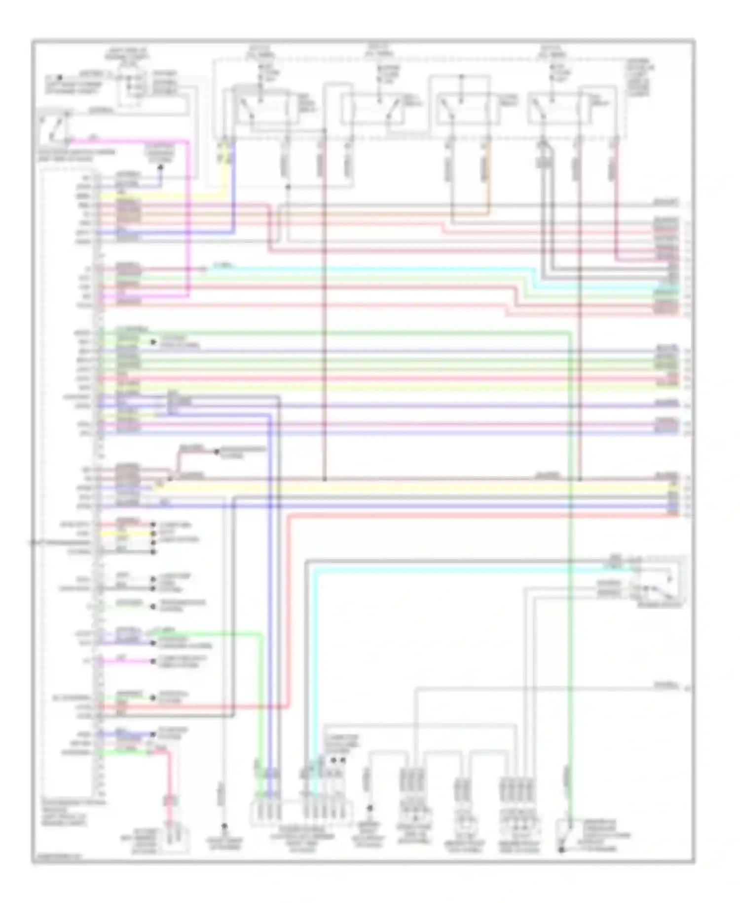 IS Lexus II facelift (2008-2010): Wiring diagram engine performance 5.0l (1 of 8)