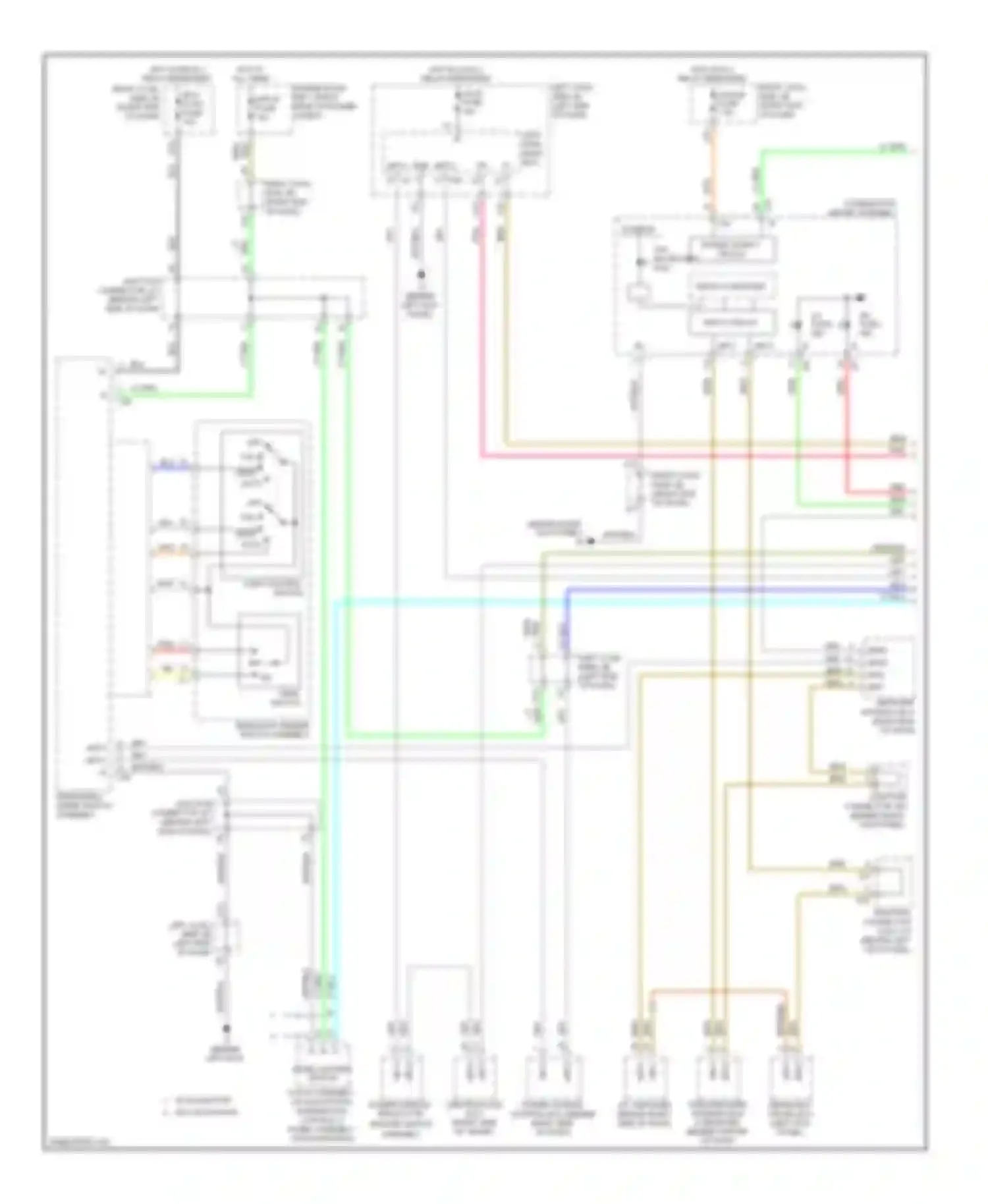 IS Lexus II facelift (2008-2010): Exterior lamps circuit (1 of 3)