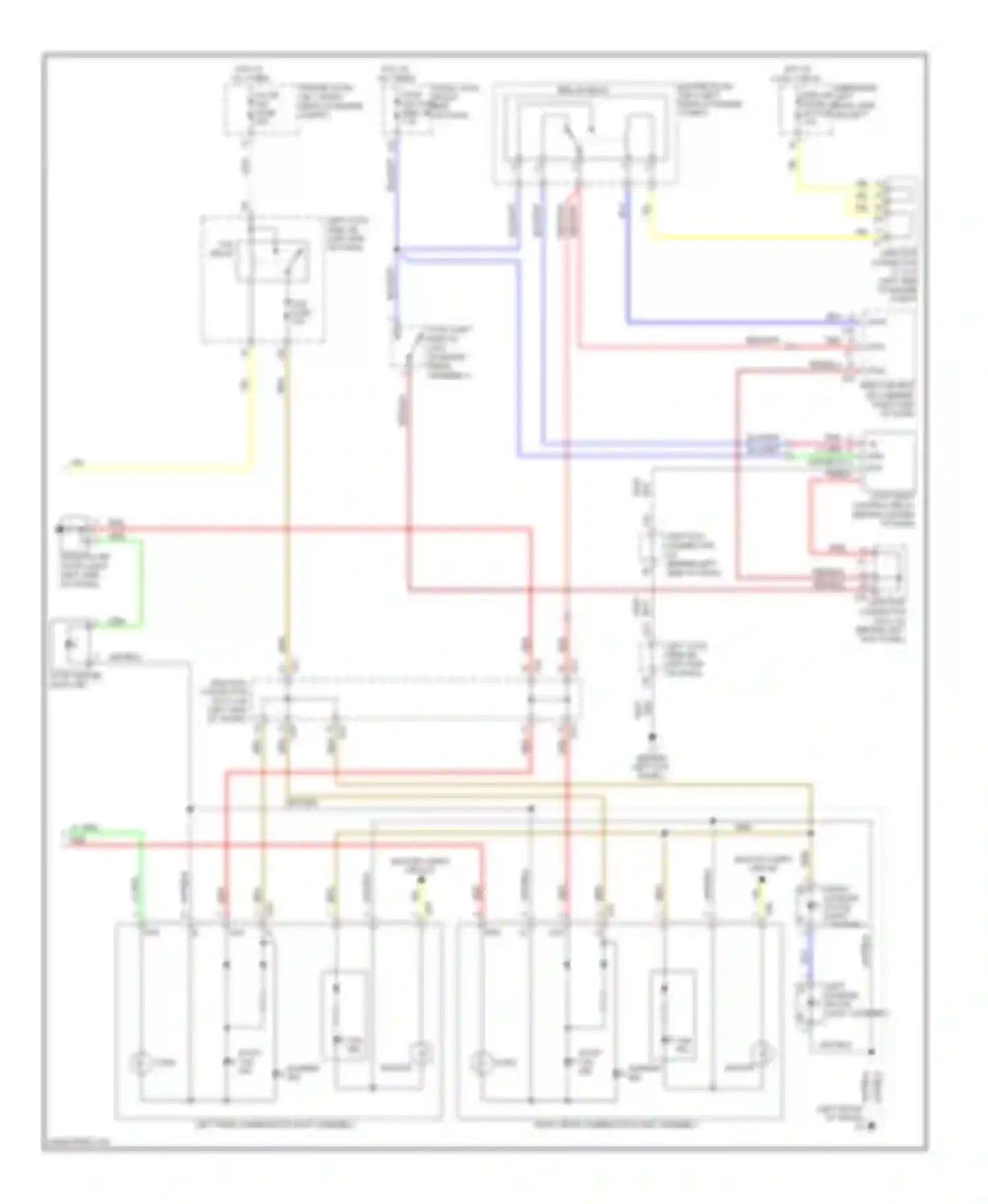 IS Lexus II facelift (2008-2010): Exterior lamps circuit (3 of 3)