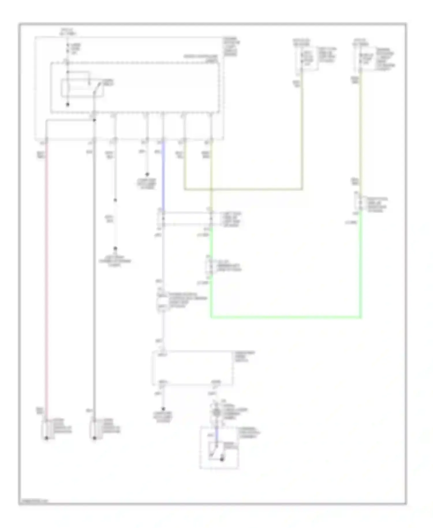 IS Lexus II facelift (2008-2010): Horn circuit
