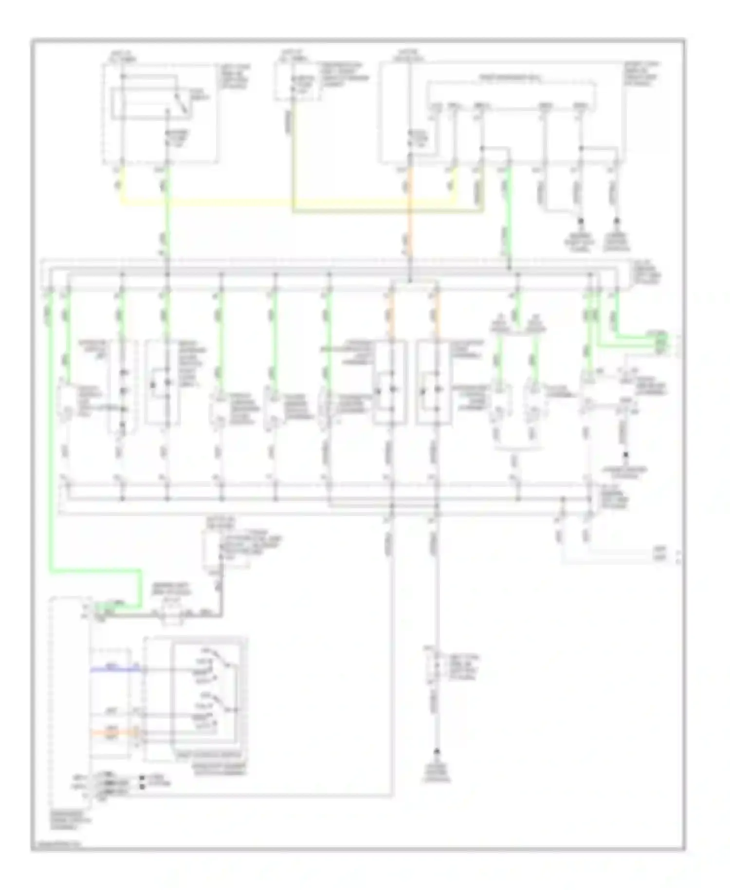 IS Lexus II facelift (2008-2010): Instrument illumination circuit (1 of 2)