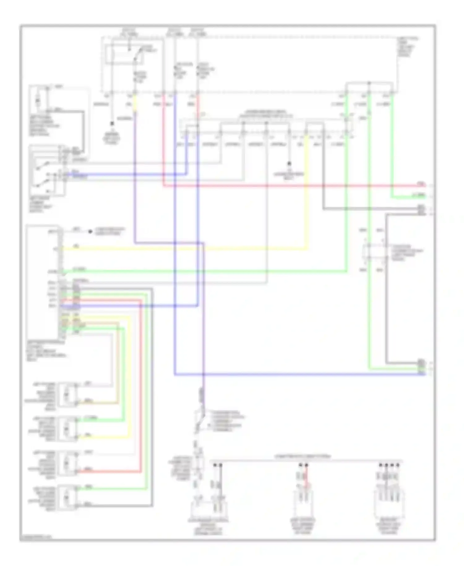 IS Lexus II facelift (2008-2010): Driver"s memory seat circuit (1 of 2)
