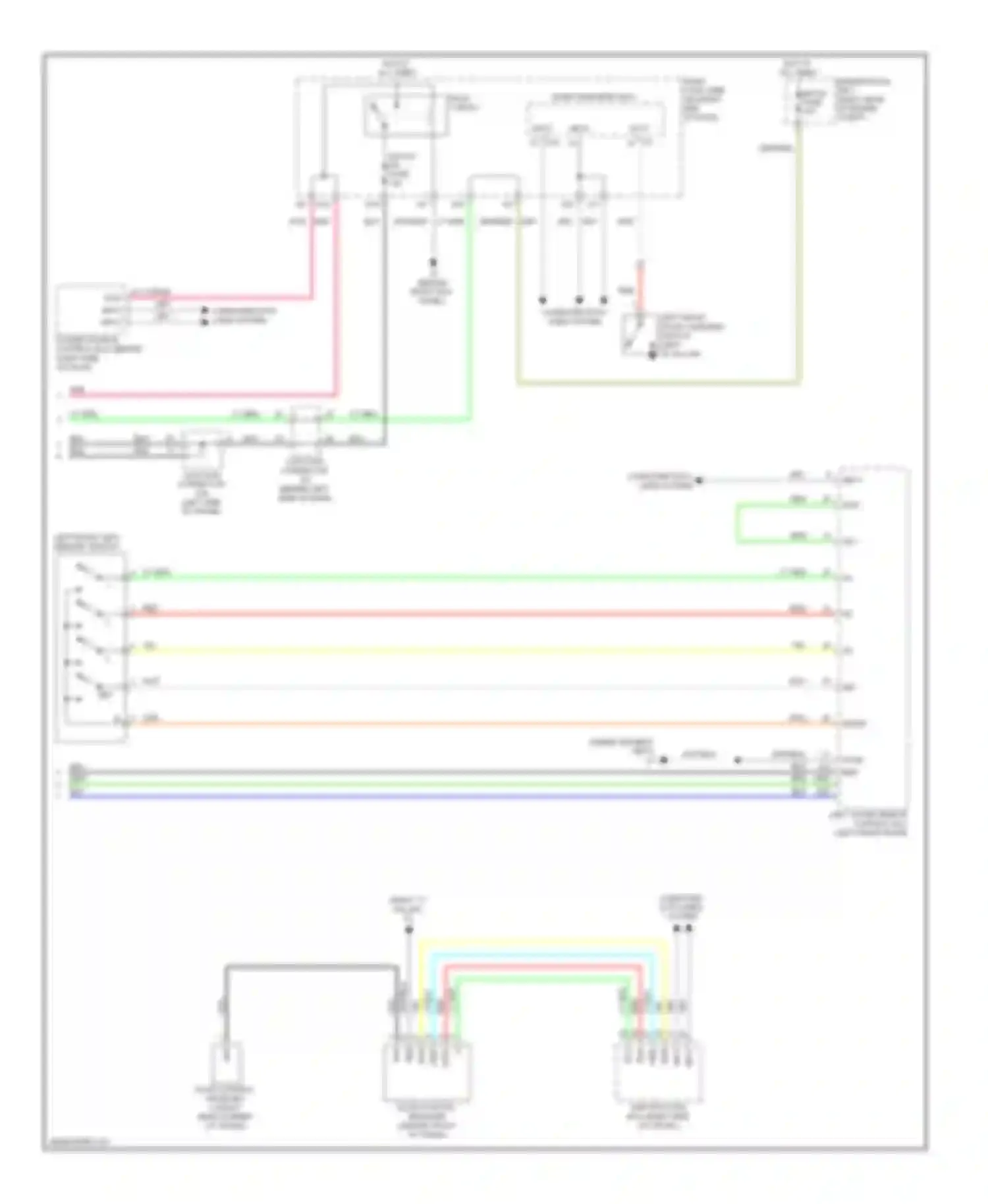 IS Lexus II facelift (2008-2010): Driver"s memory seat circuit (2 of 2)