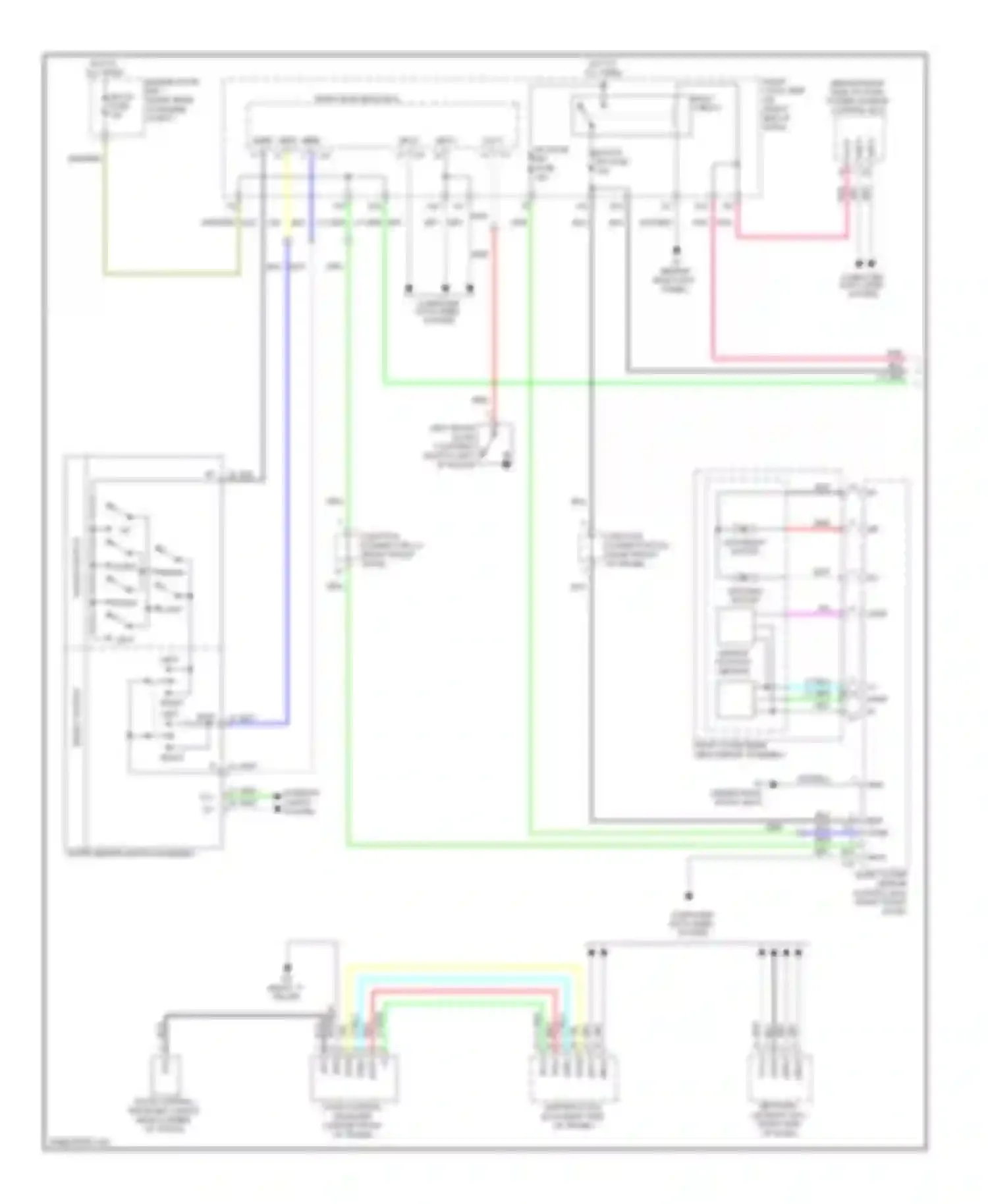 IS Lexus II facelift (2008-2010): Memory mirrors circuit (1 of 2)