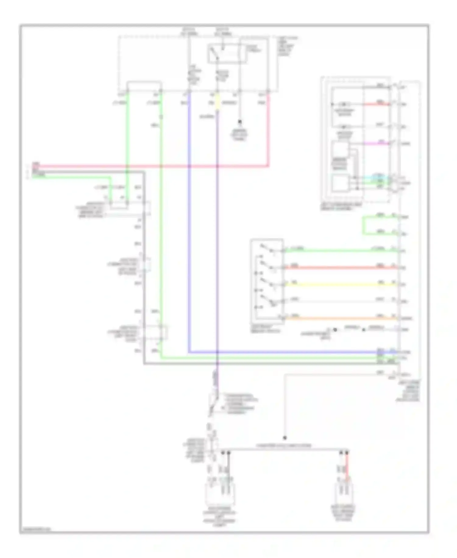 IS Lexus II facelift (2008-2010): Memory mirrors circuit (2 of 2)