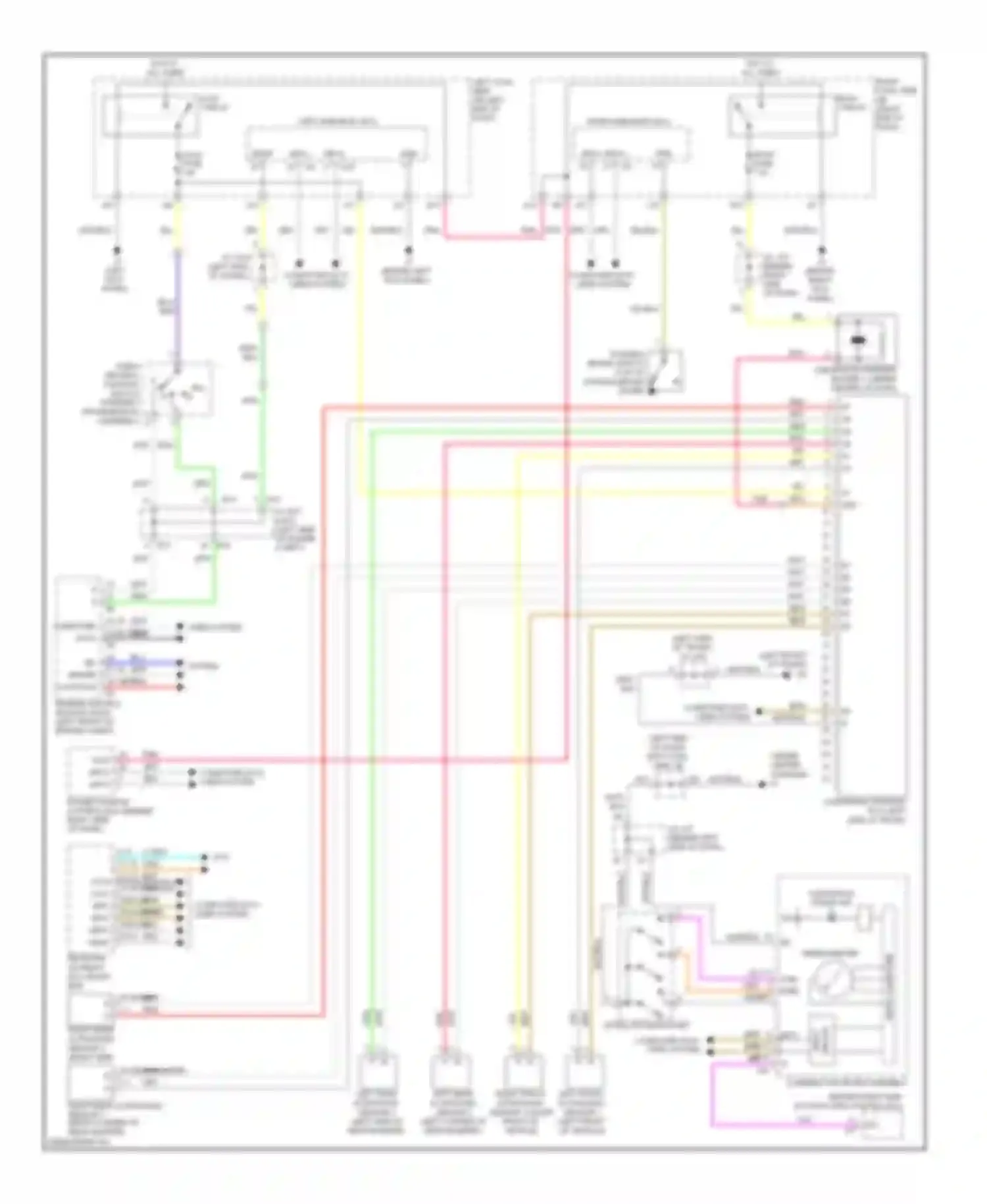 IS Lexus II facelift (2008-2010): Rear sonar circuit