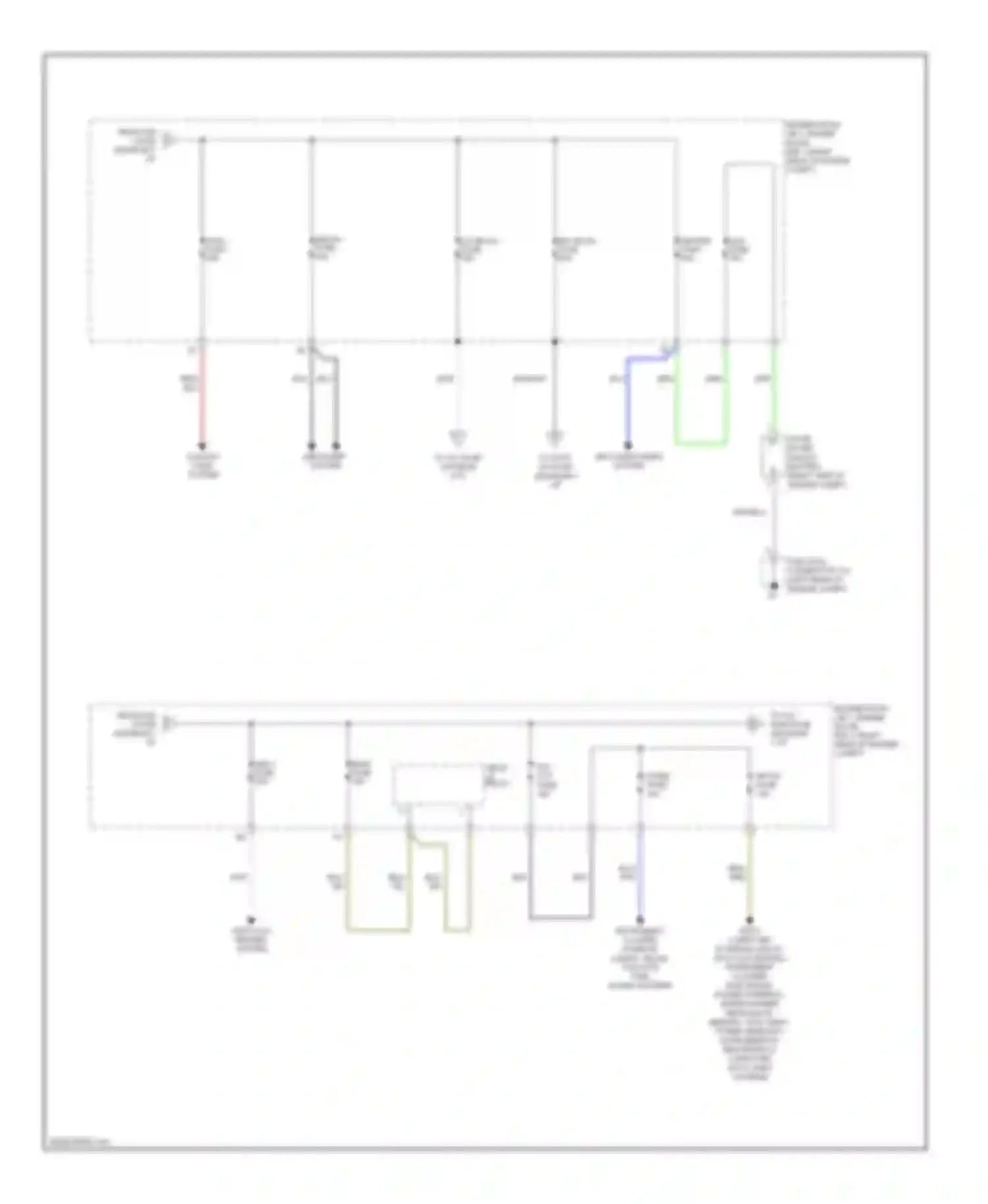 IS Lexus II facelift (2008-2010): Power distribution circuit (2 of 5)