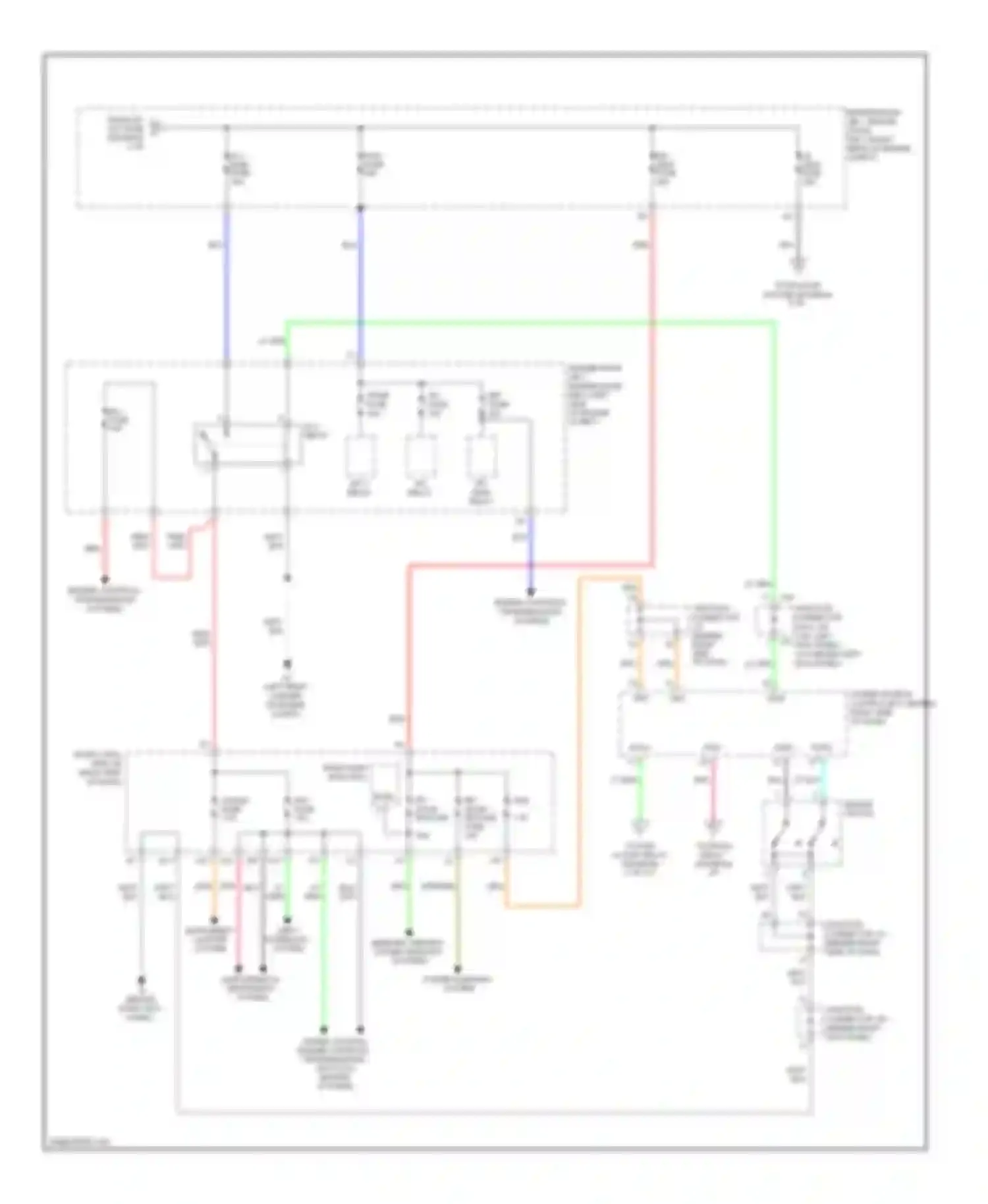 IS Lexus II facelift (2008-2010): Power distribution circuit (3 of 5)
