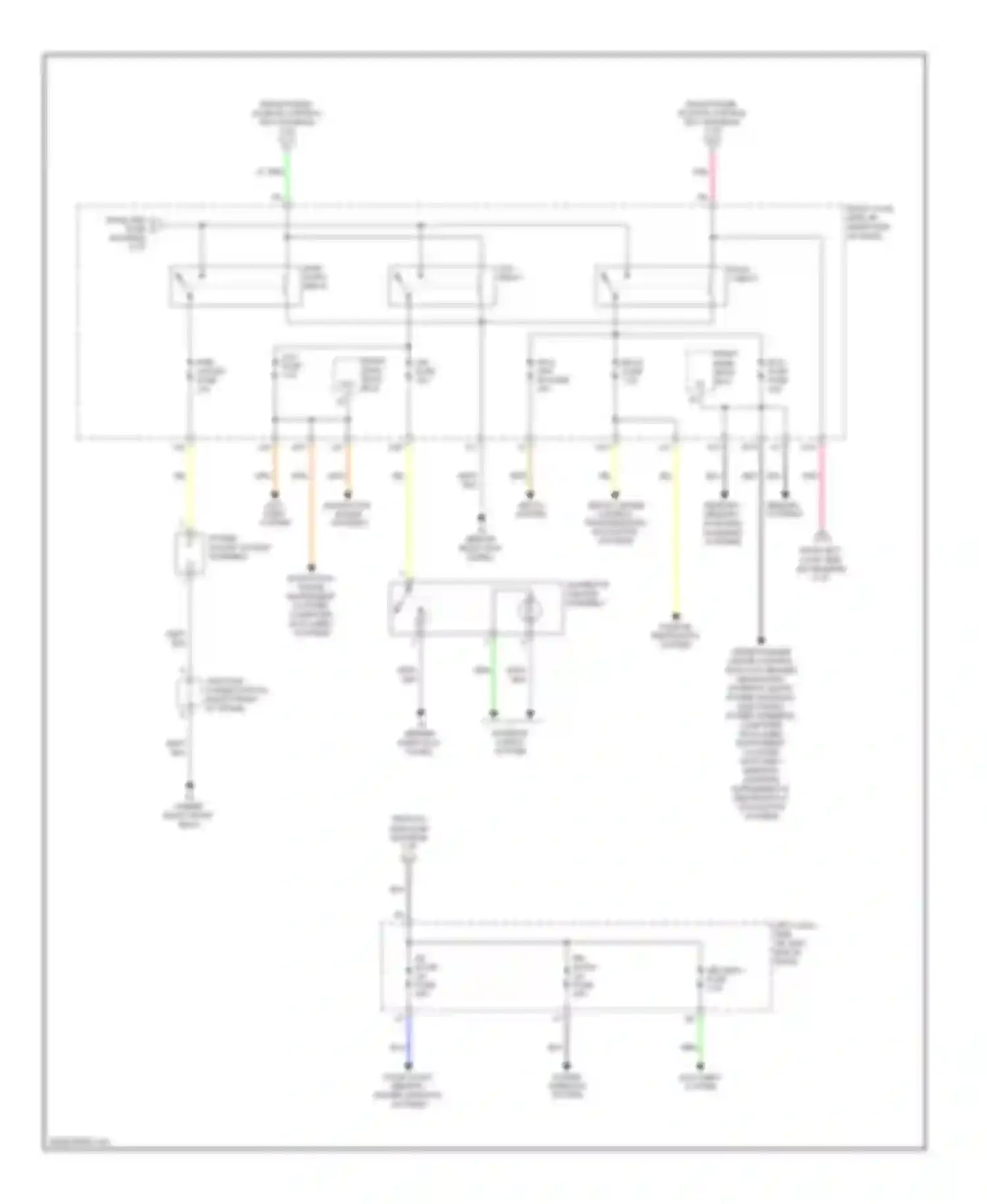 IS Lexus II facelift (2008-2010): Power distribution circuit (5 of 5)