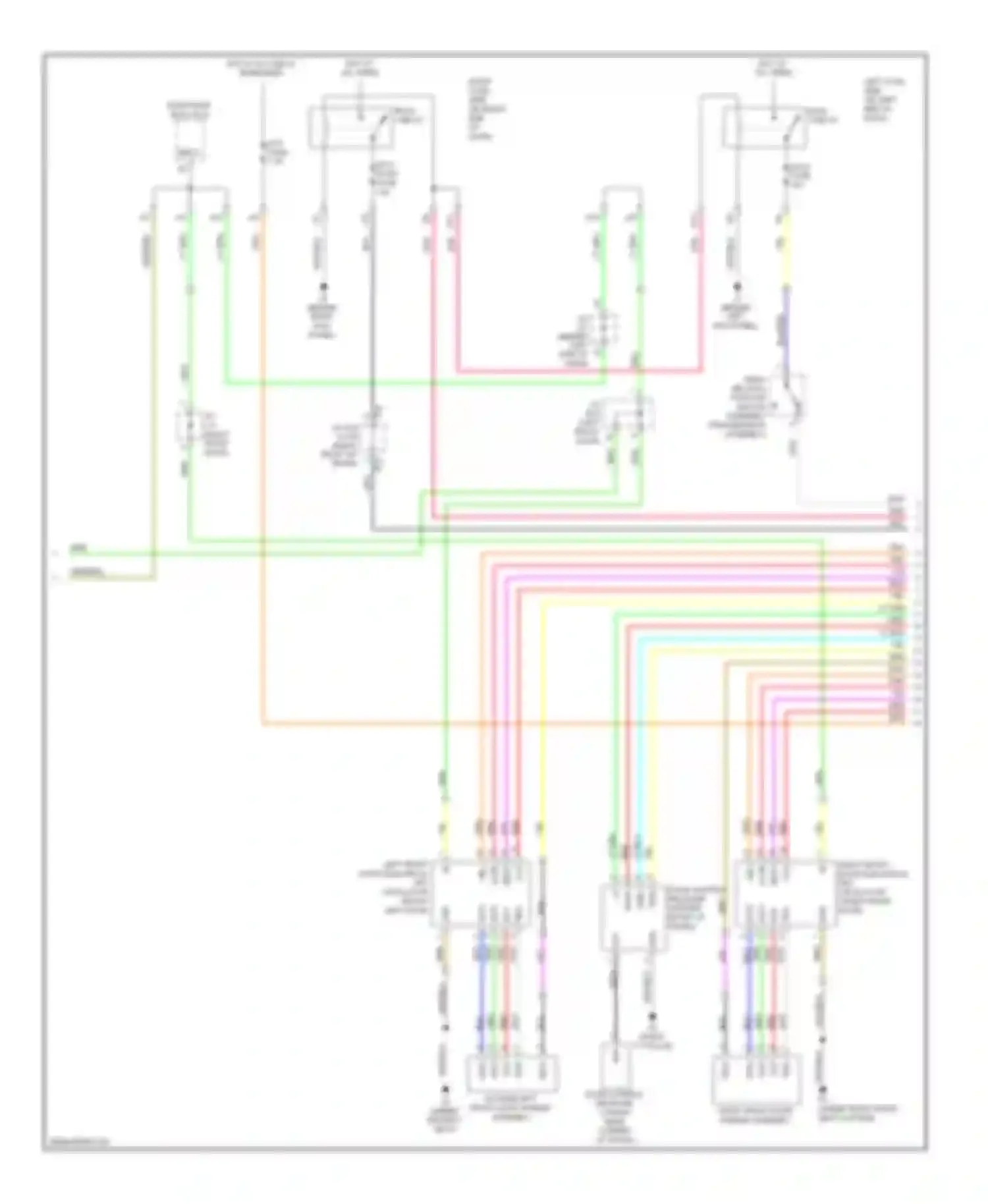 IS Lexus II facelift (2008-2010): Power door locks circuit, with smart key system (5 of 7)