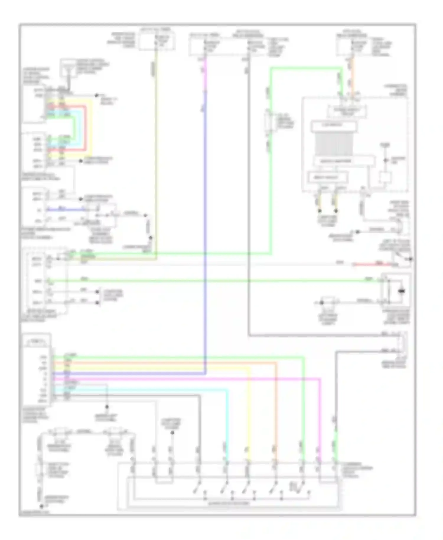 IS Lexus II facelift (2008-2010): Power top/sunroof circuit