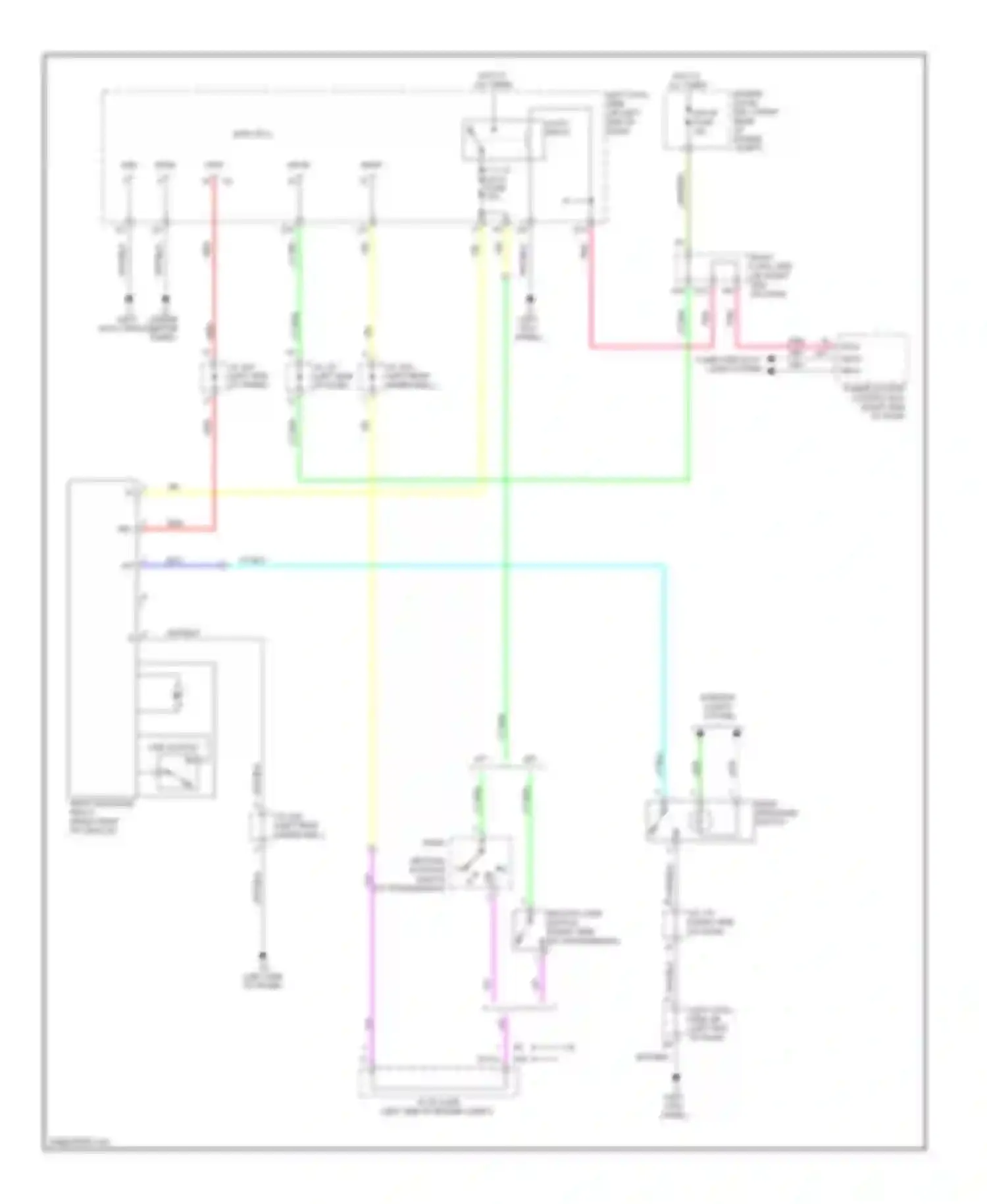 IS Lexus II facelift (2008-2010): Rear window sun shade circuit