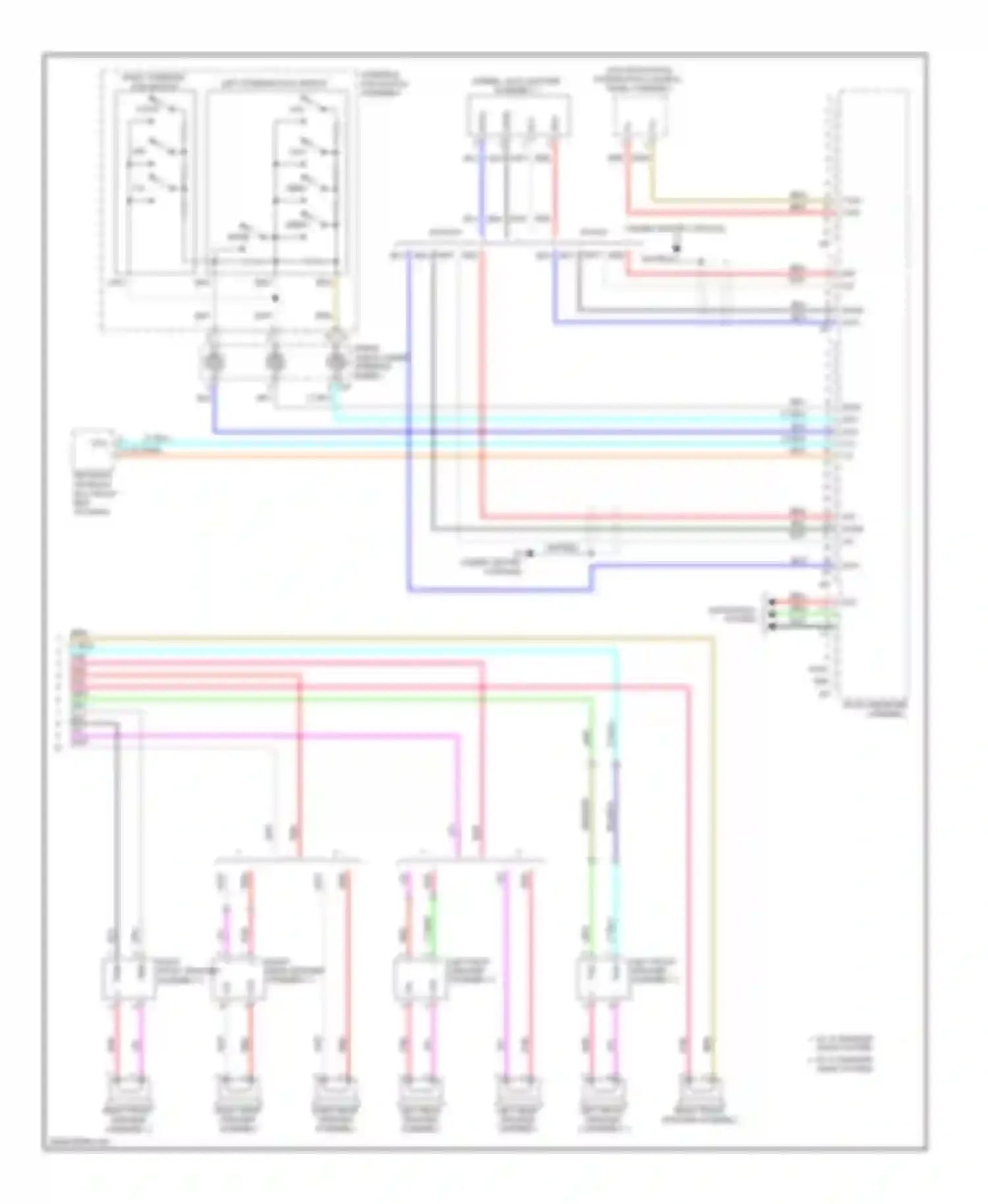 IS Lexus II facelift (2008-2010): Radio circuit (2 of 2)