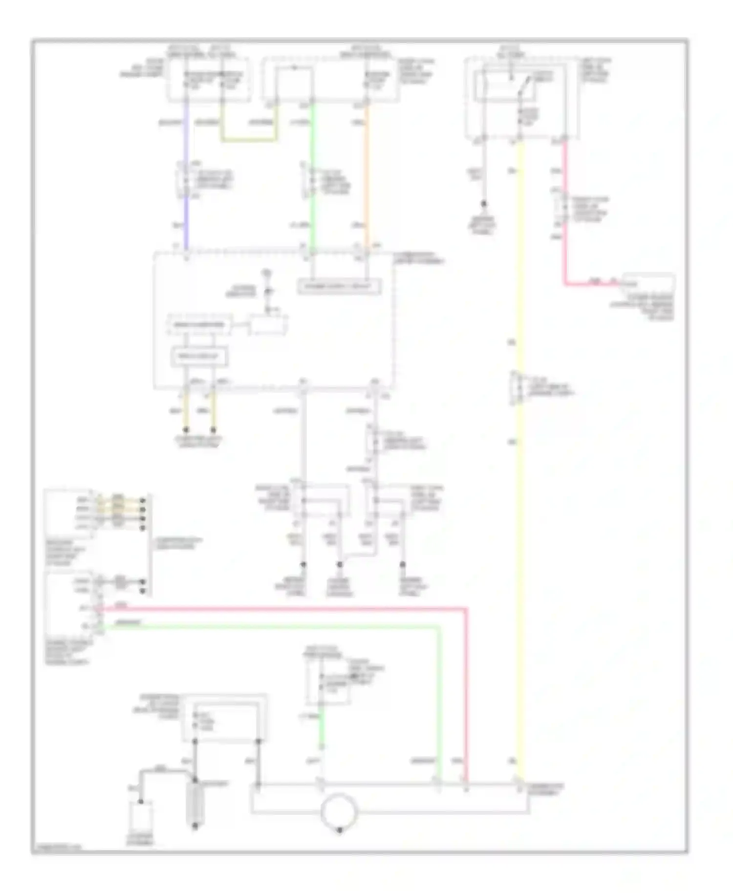 IS Lexus II facelift (2008-2010): Charging circuit