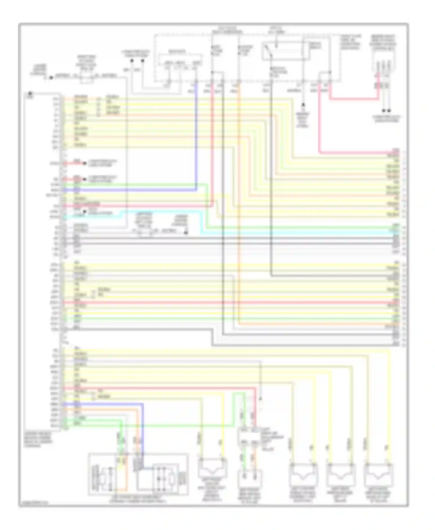 IS Lexus II facelift (2008-2010): Supplemental restraint circuit (1 of 3)