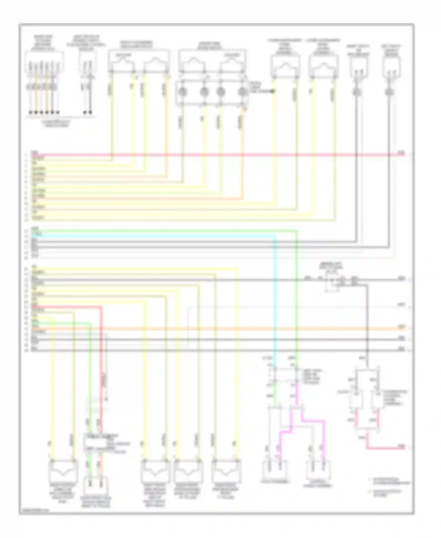IS Lexus II facelift (2008-2010): Supplemental restraint circuit (2 of 3)