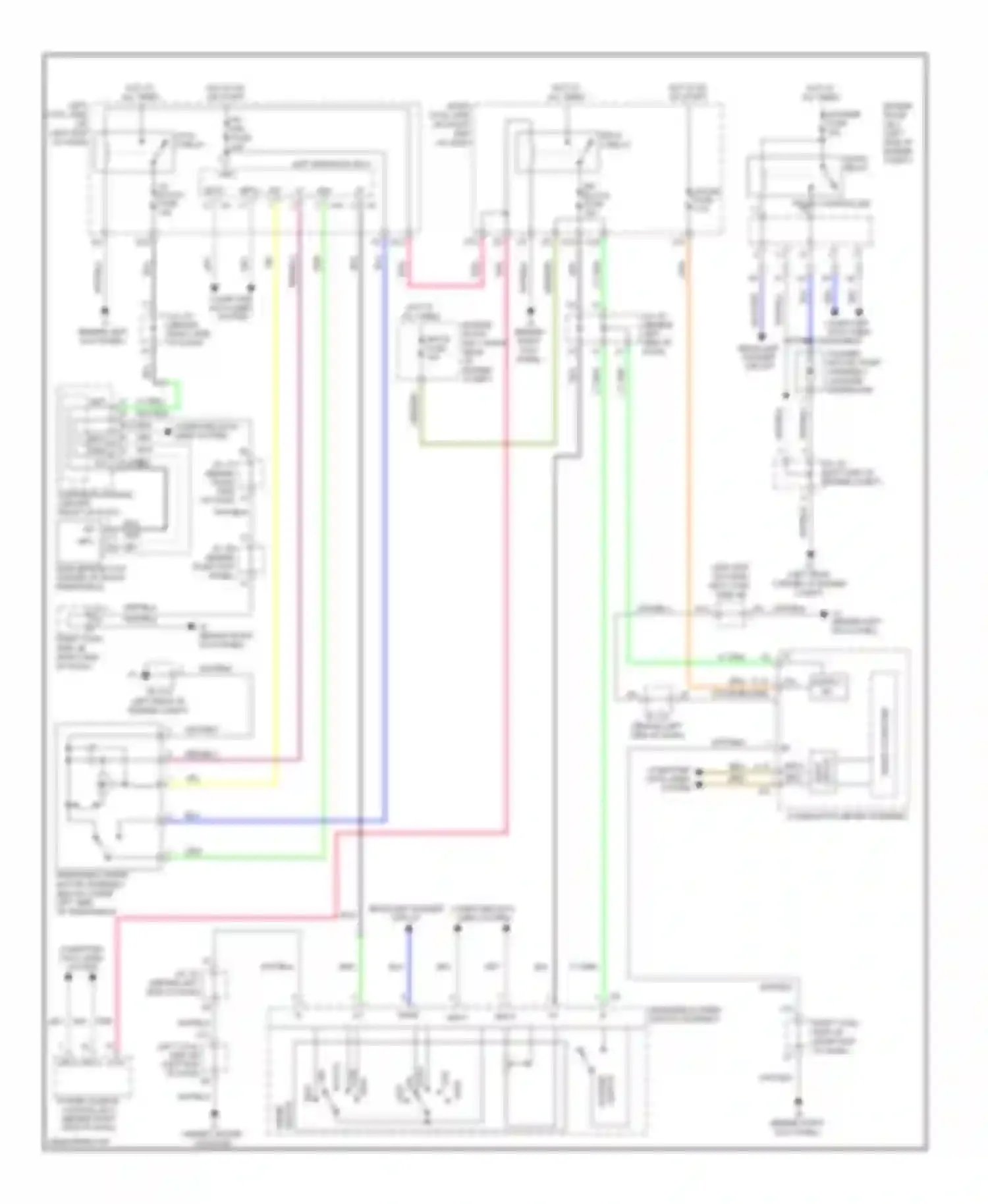 IS Lexus II facelift (2008-2010): Front wiper/washer circuit