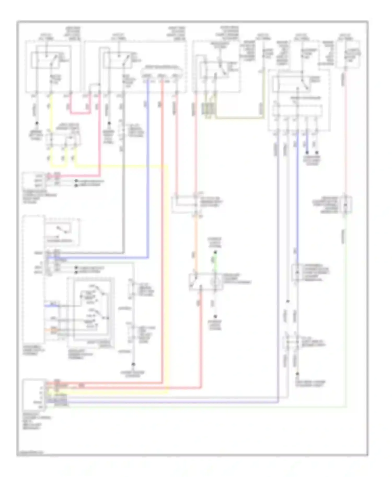 IS Lexus II facelift (2008-2010): Headlamp washer circuit