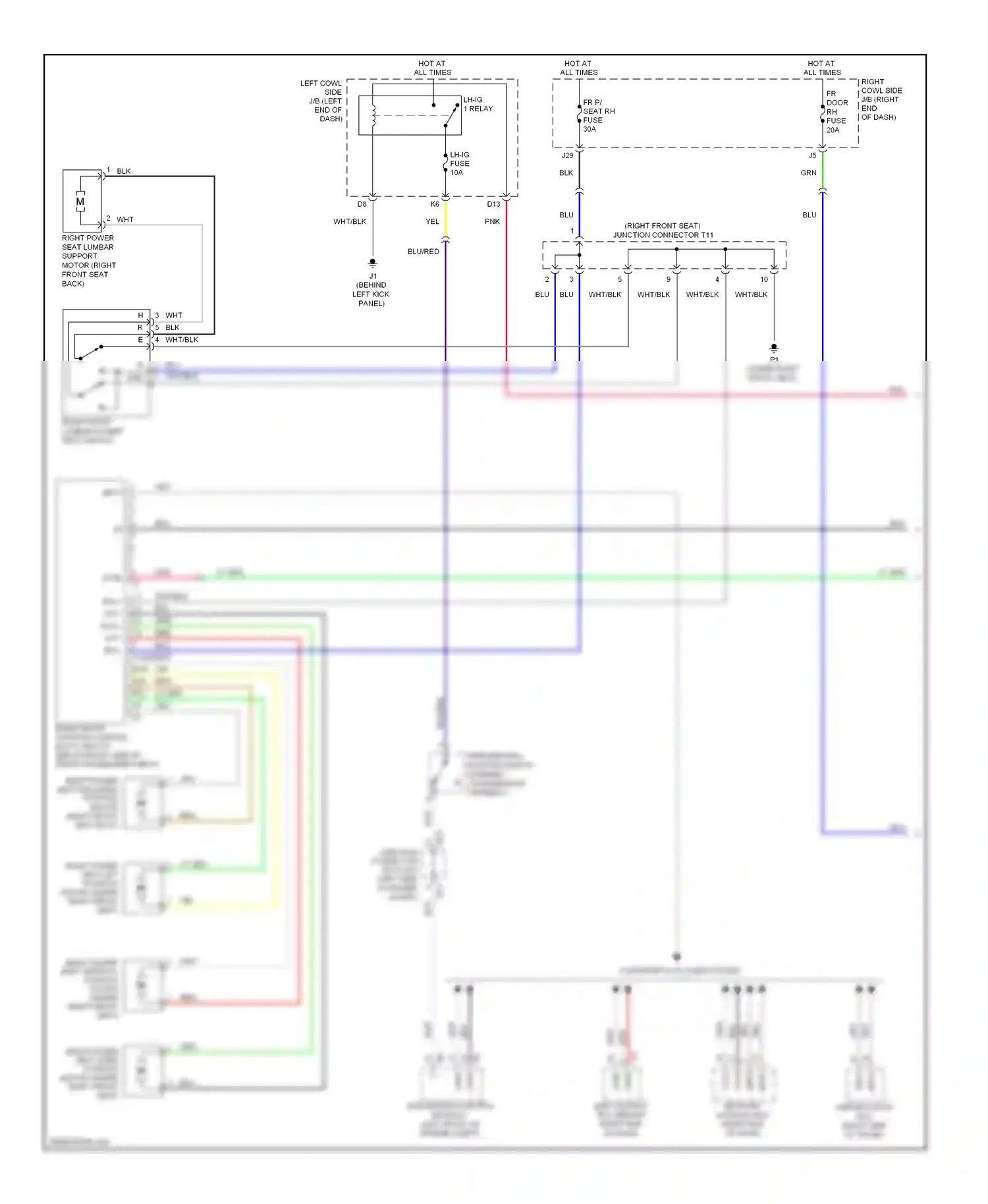 Wiring diagram 2 1 gnd for Lexus IS II facelift (2008-2010) (1 of 1)