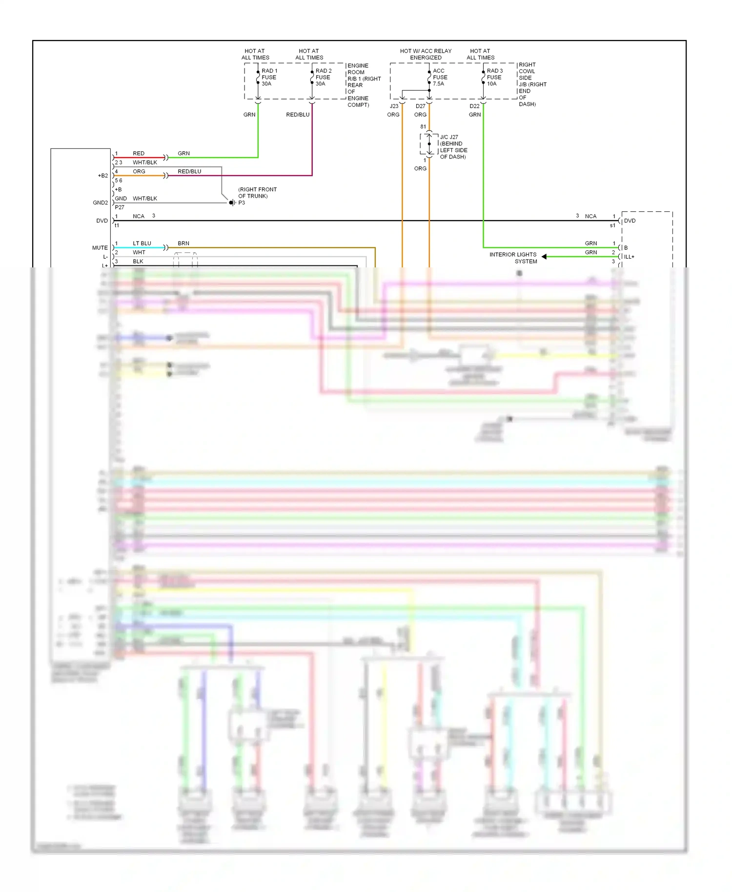 Wiring diagram atx- for Lexus IS II facelift (2008-2010) (1 of 1)