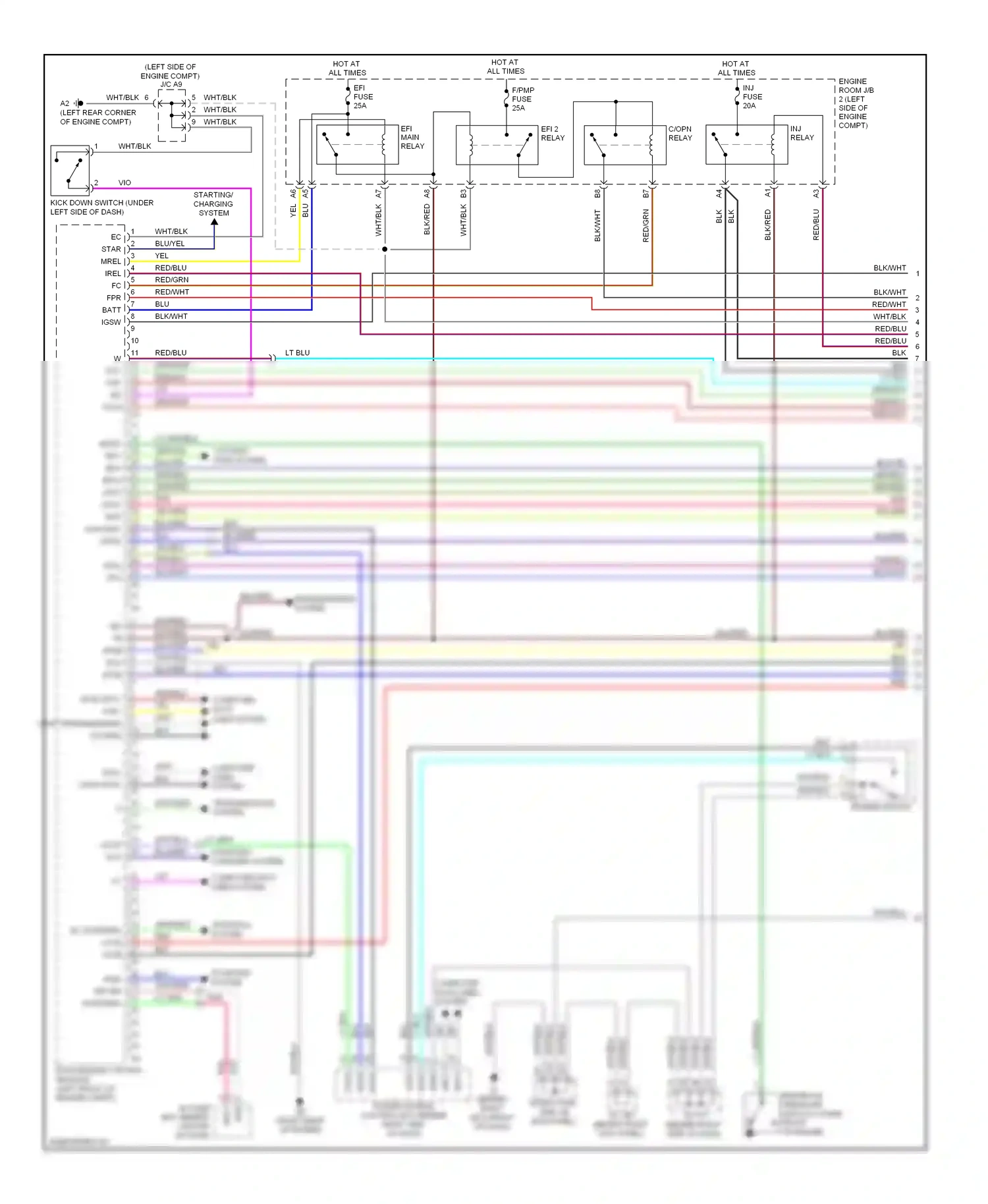 Wiring diagram blk for Lexus IS II facelift (2008-2010) (126 of 136)