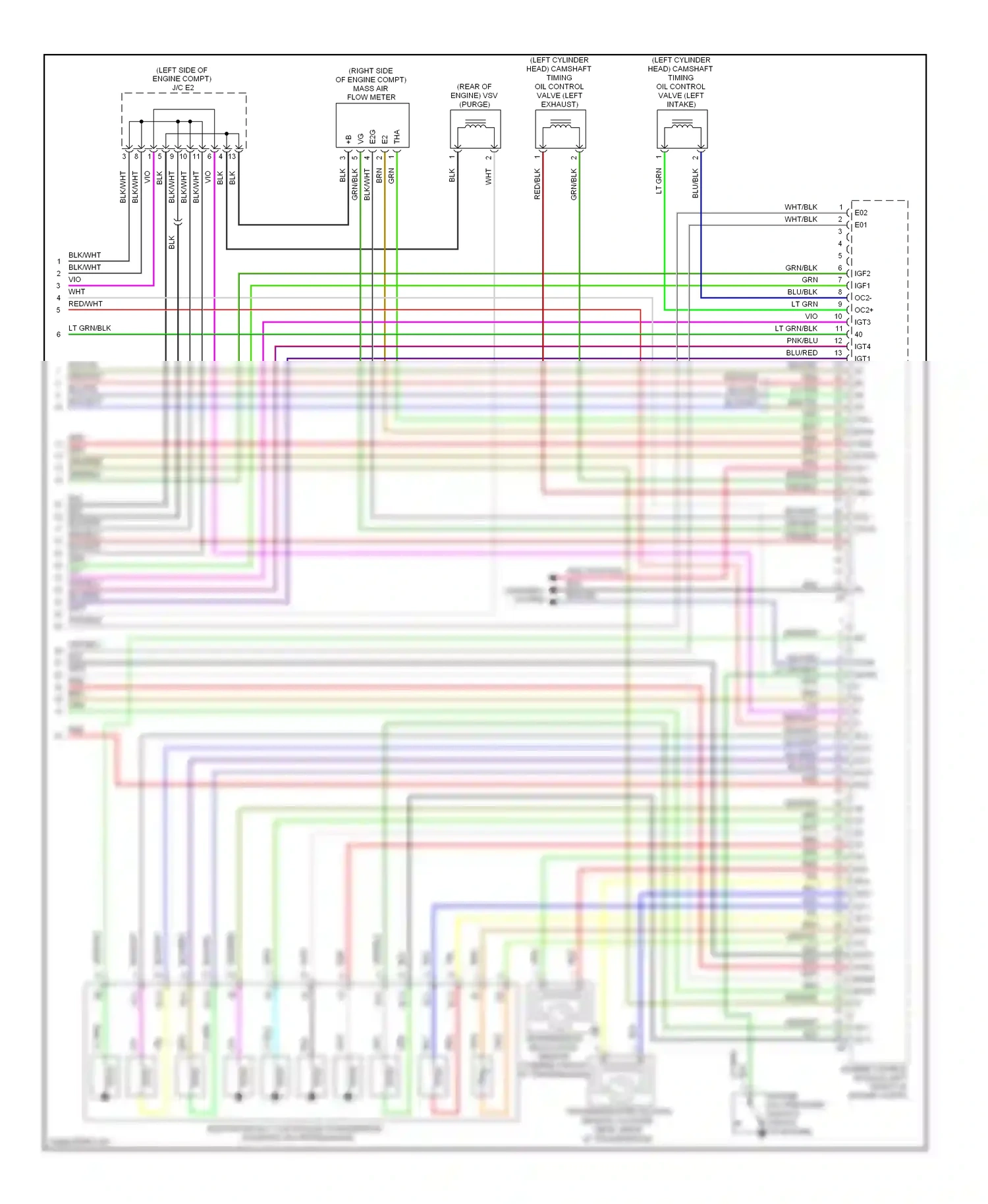 Wiring diagram blk/wht for Lexus IS II facelift (2008-2010) (30 of 40)