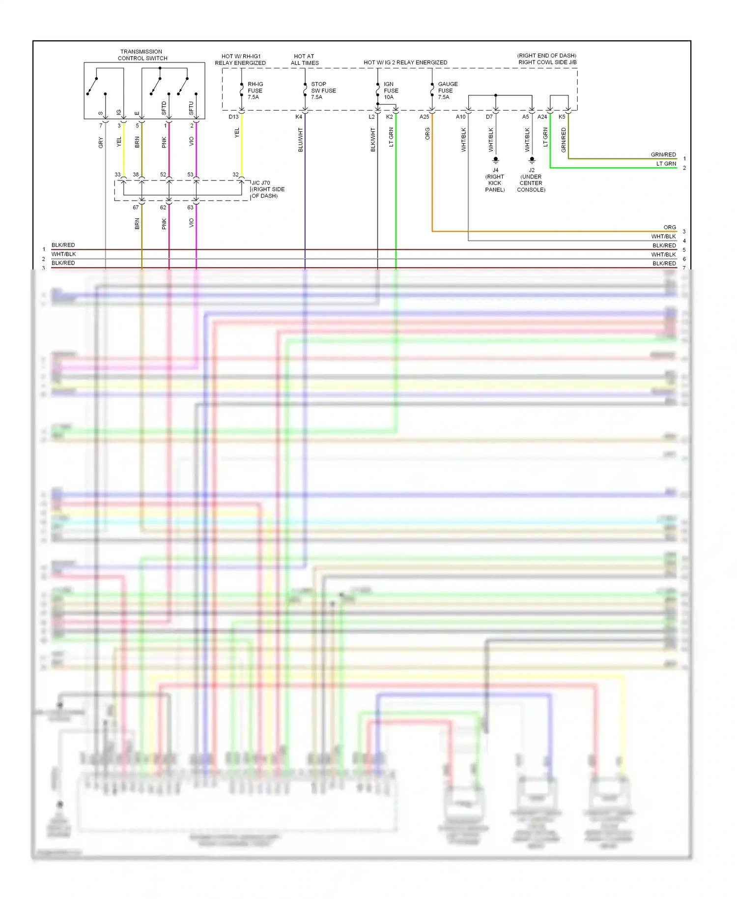Wiring diagram blu for Lexus IS II facelift (2008-2010) (35 of 125)