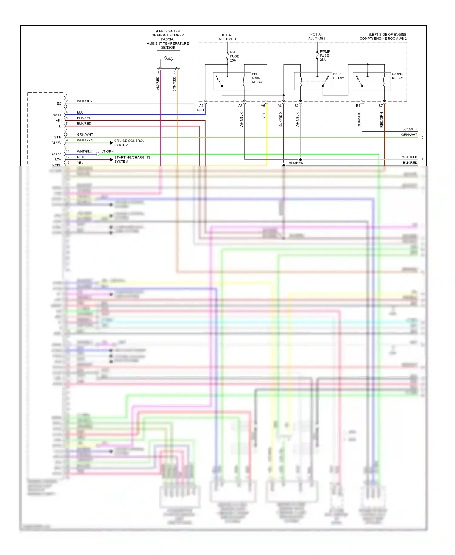 Wiring diagram blu/yel for Lexus IS II facelift (2008-2010) (10 of 32)