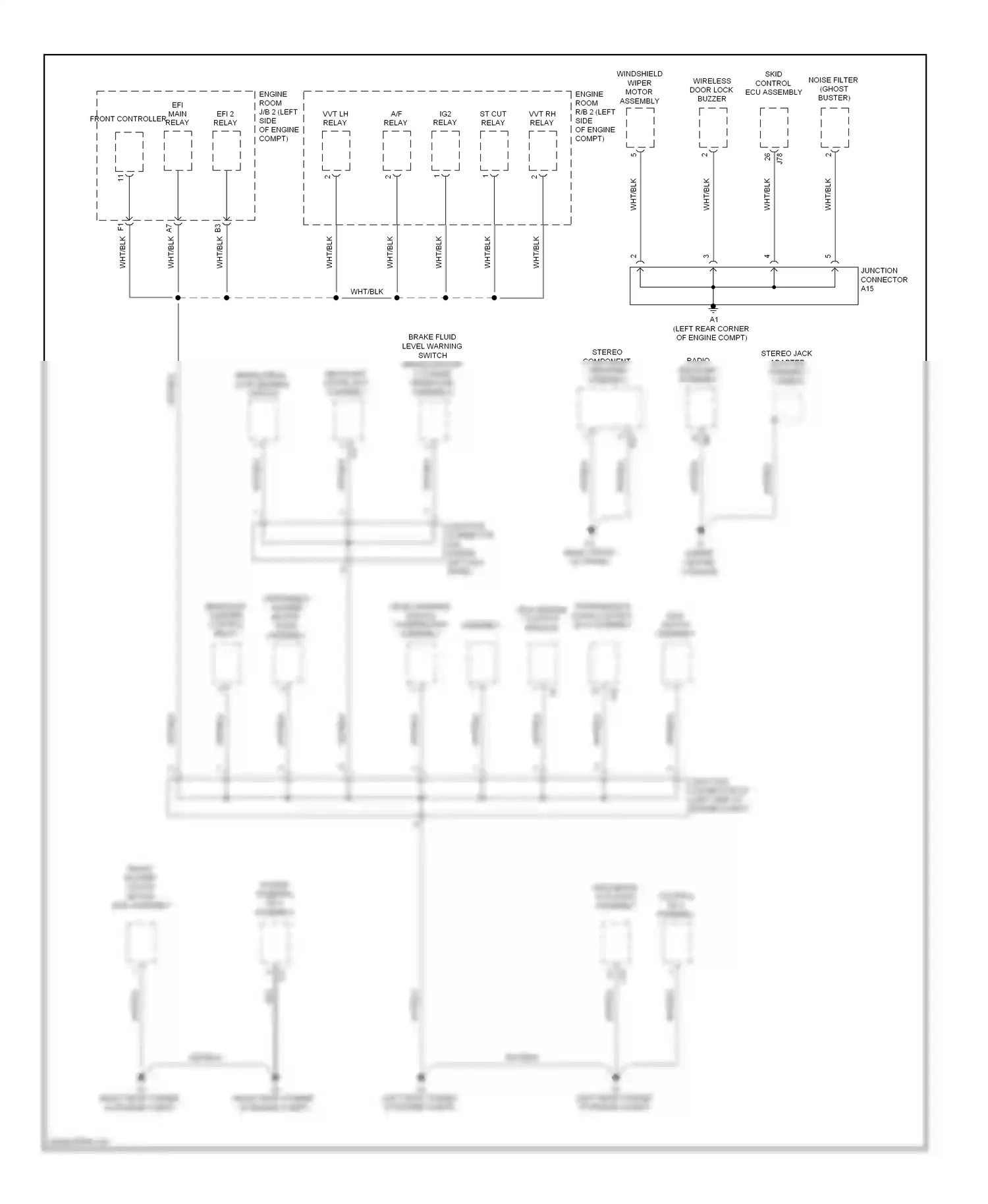 Wiring diagram efi main relay for Lexus IS II facelift (2008-2010) (5 of 9)