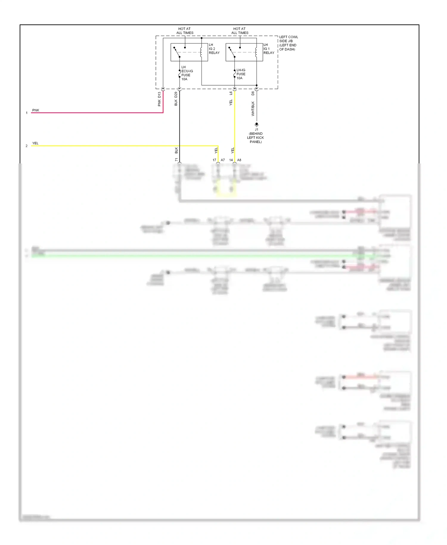 Wiring diagram engine compt) for Lexus IS II facelift (2008-2010) (2 of 4)