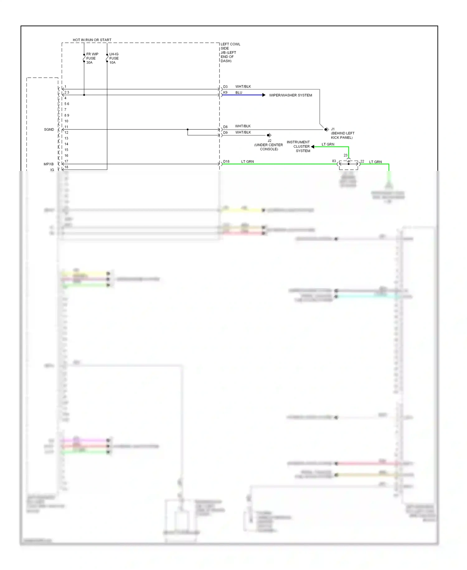 Wiring diagram grn for Lexus IS II facelift (2008-2010) (14 of 123)