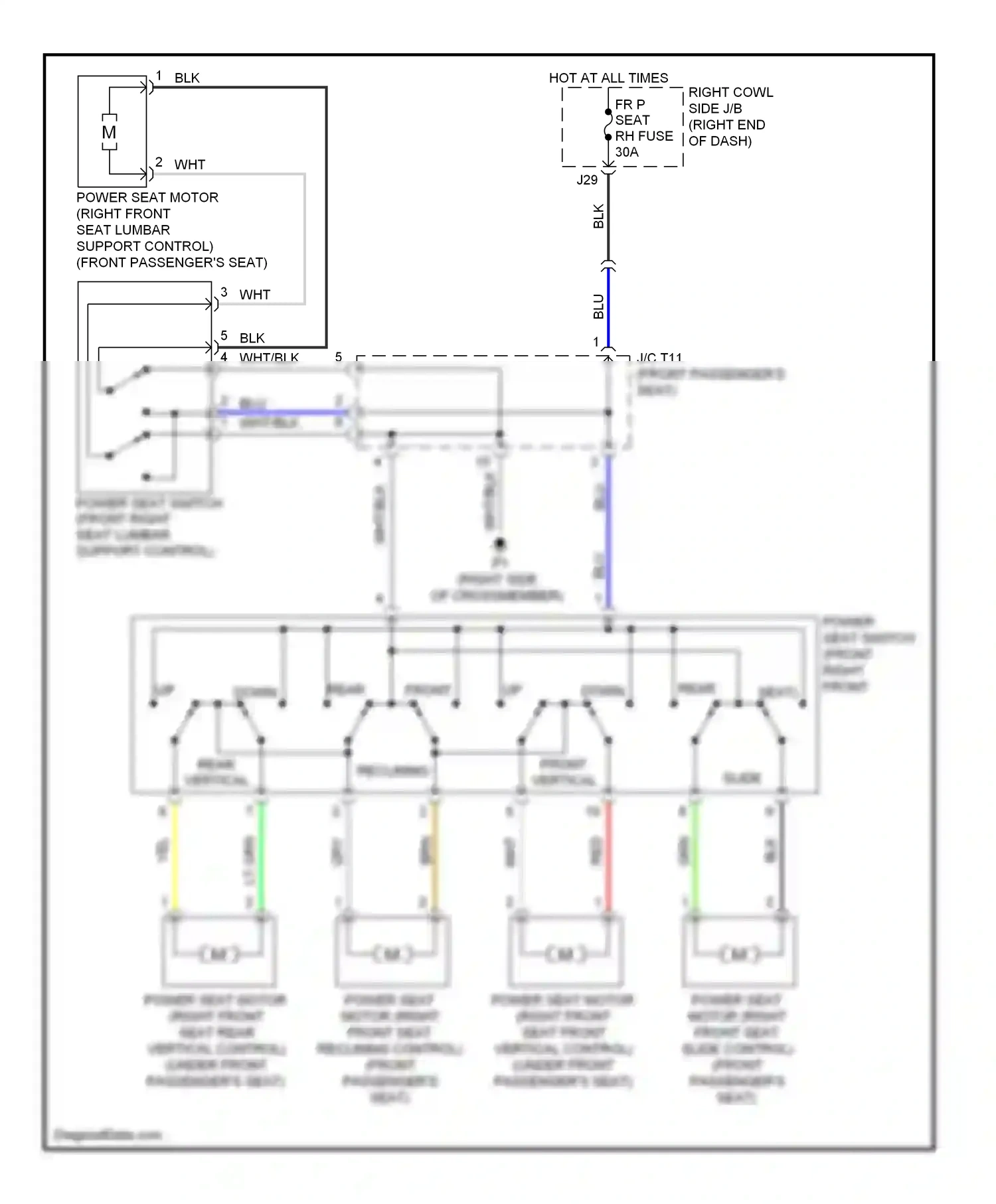 Wiring diagram grn for Lexus IS II facelift (2008-2010) (75 of 123)