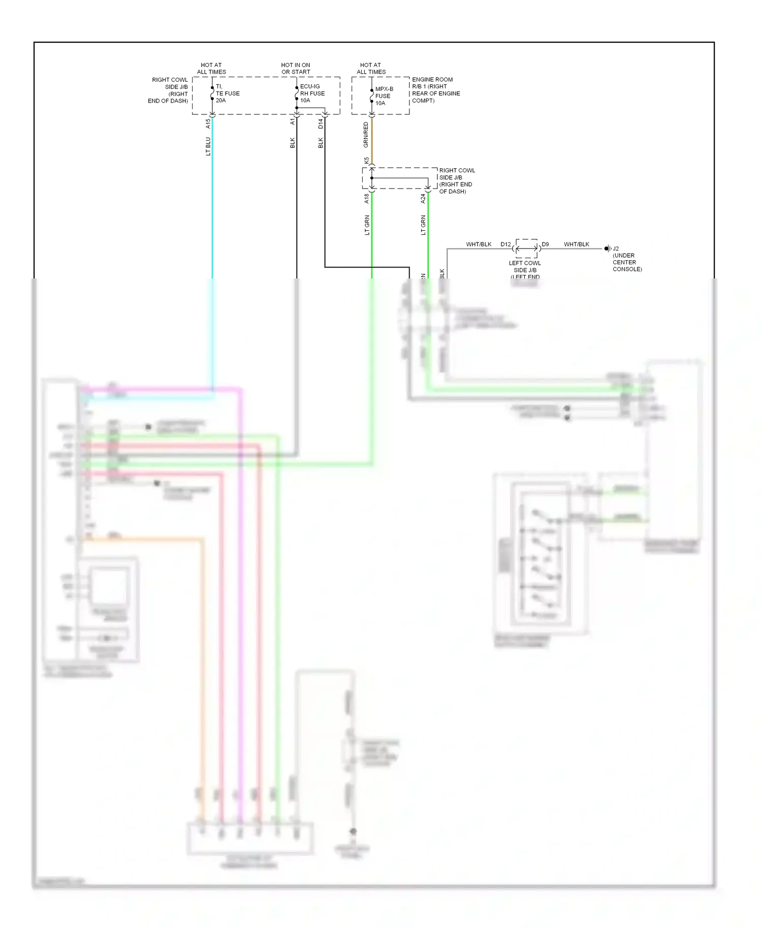 Wiring diagram gry for Lexus IS II facelift (2008-2010) (28 of 110)