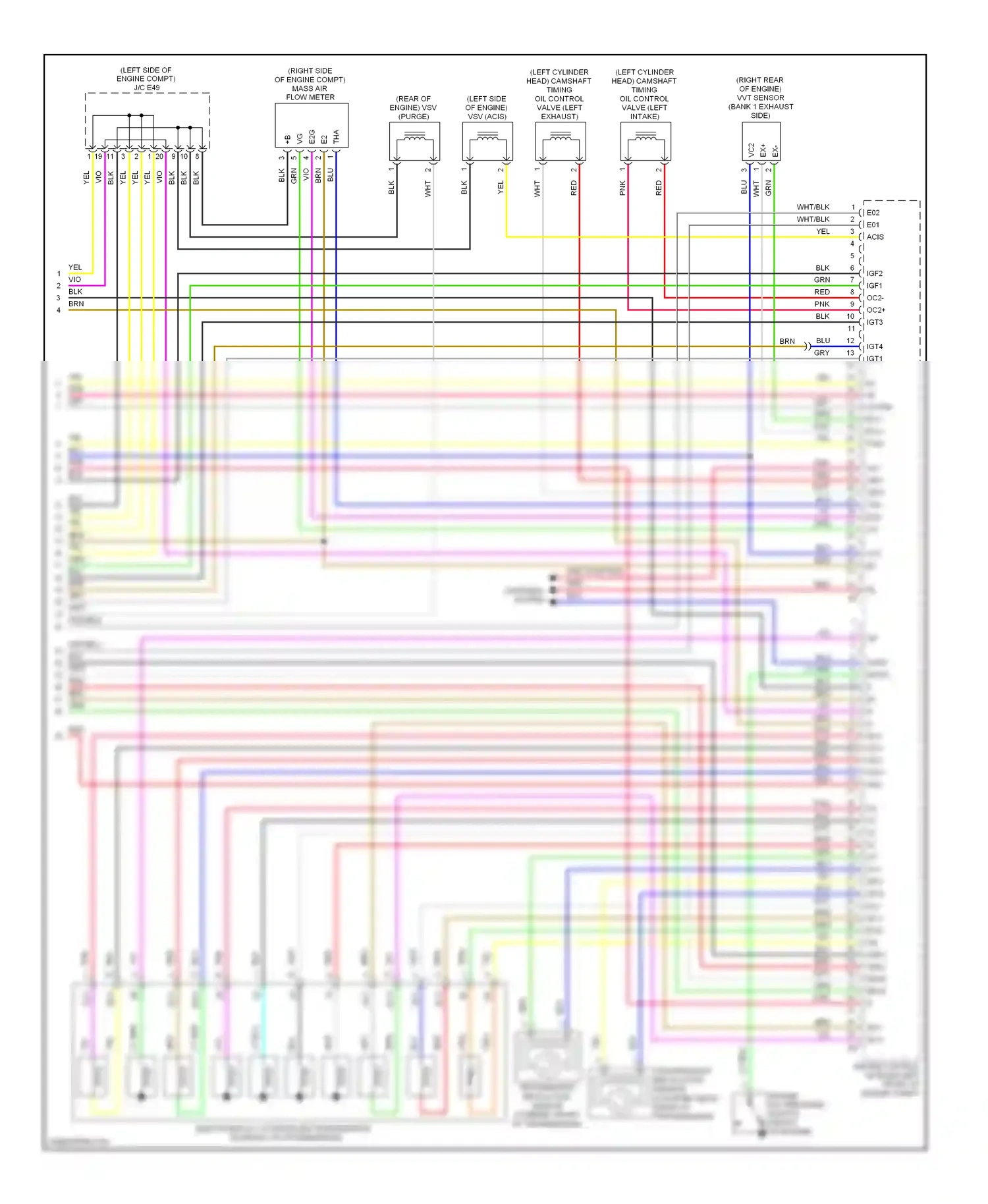Wiring diagram gry for Lexus IS II facelift (2008-2010) (40 of 110)