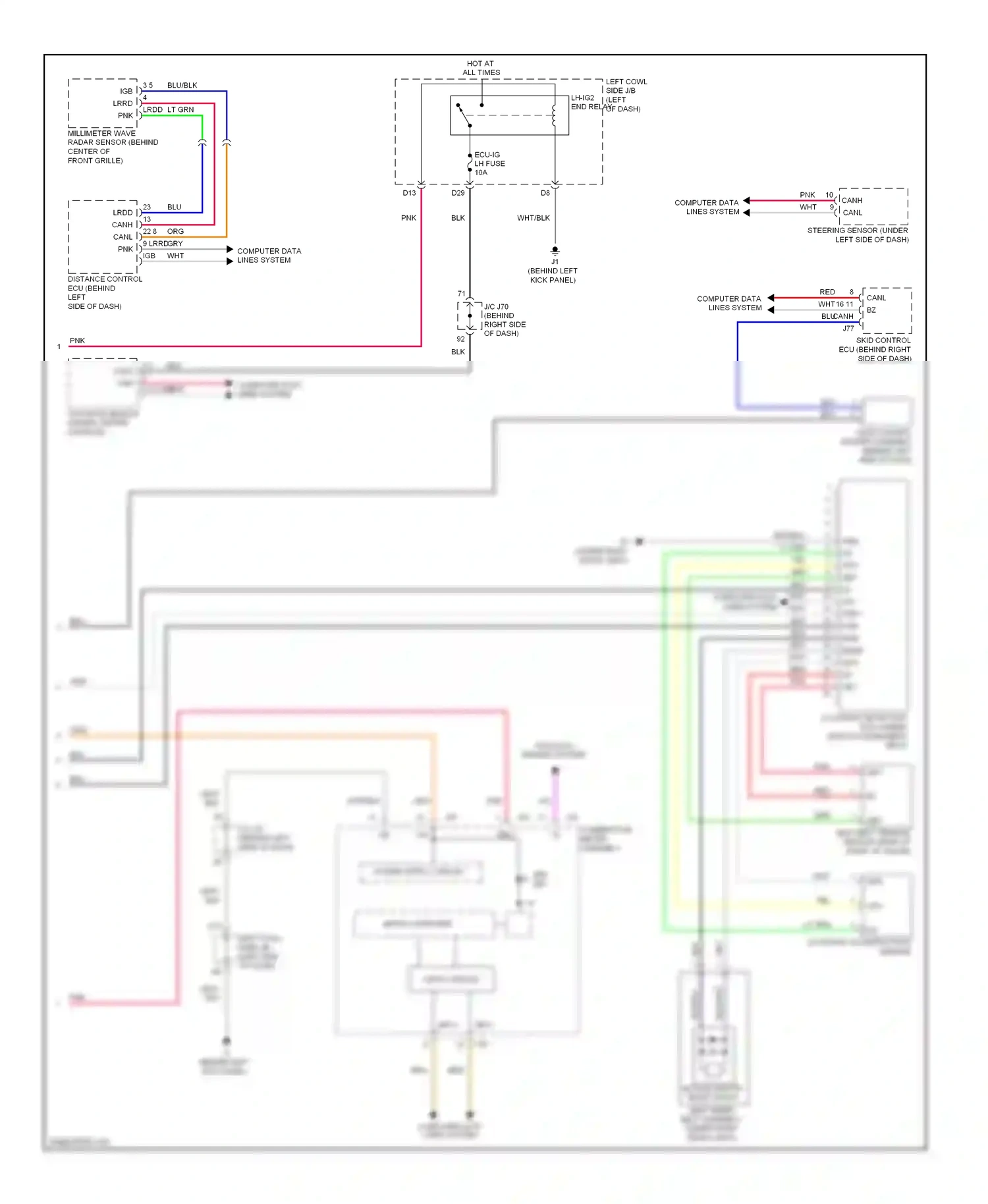 Wiring diagram input circuit for Lexus IS II facelift (2008-2010) (18 of 20)