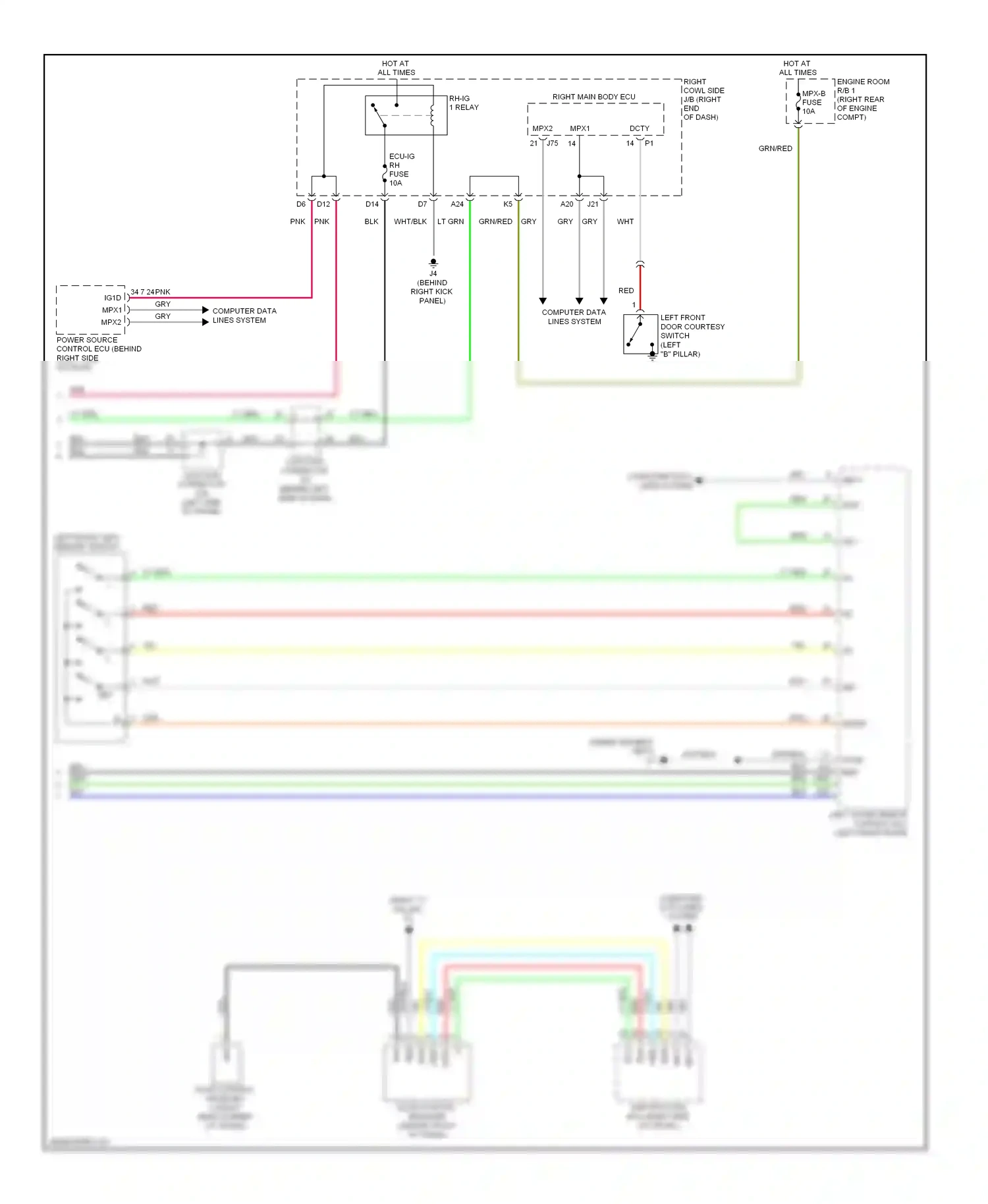 Wiring diagram org/ for Lexus IS II facelift (2008-2010) (34 of 94)