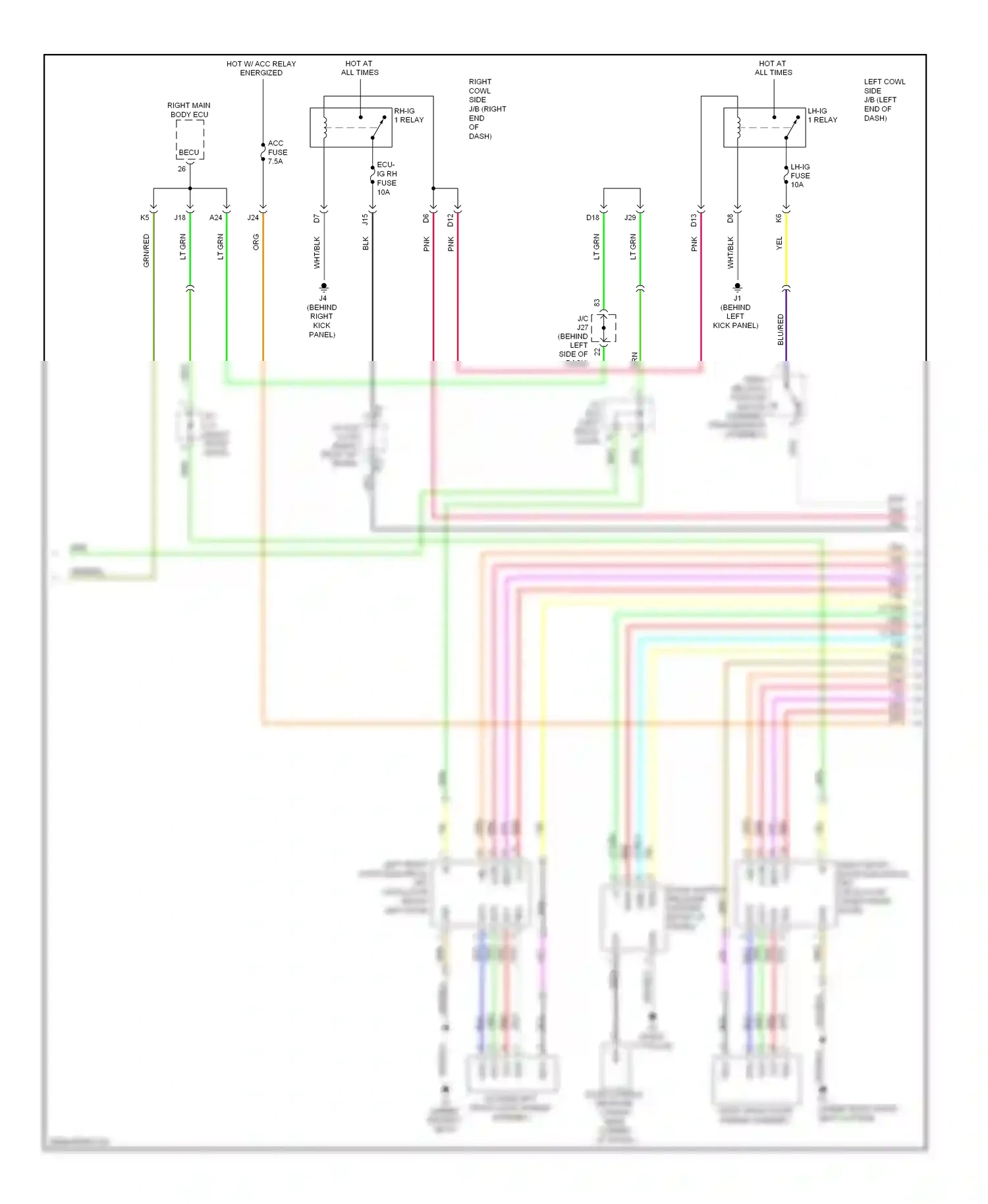Wiring diagram org/ for Lexus IS II facelift (2008-2010) (7 of 94)