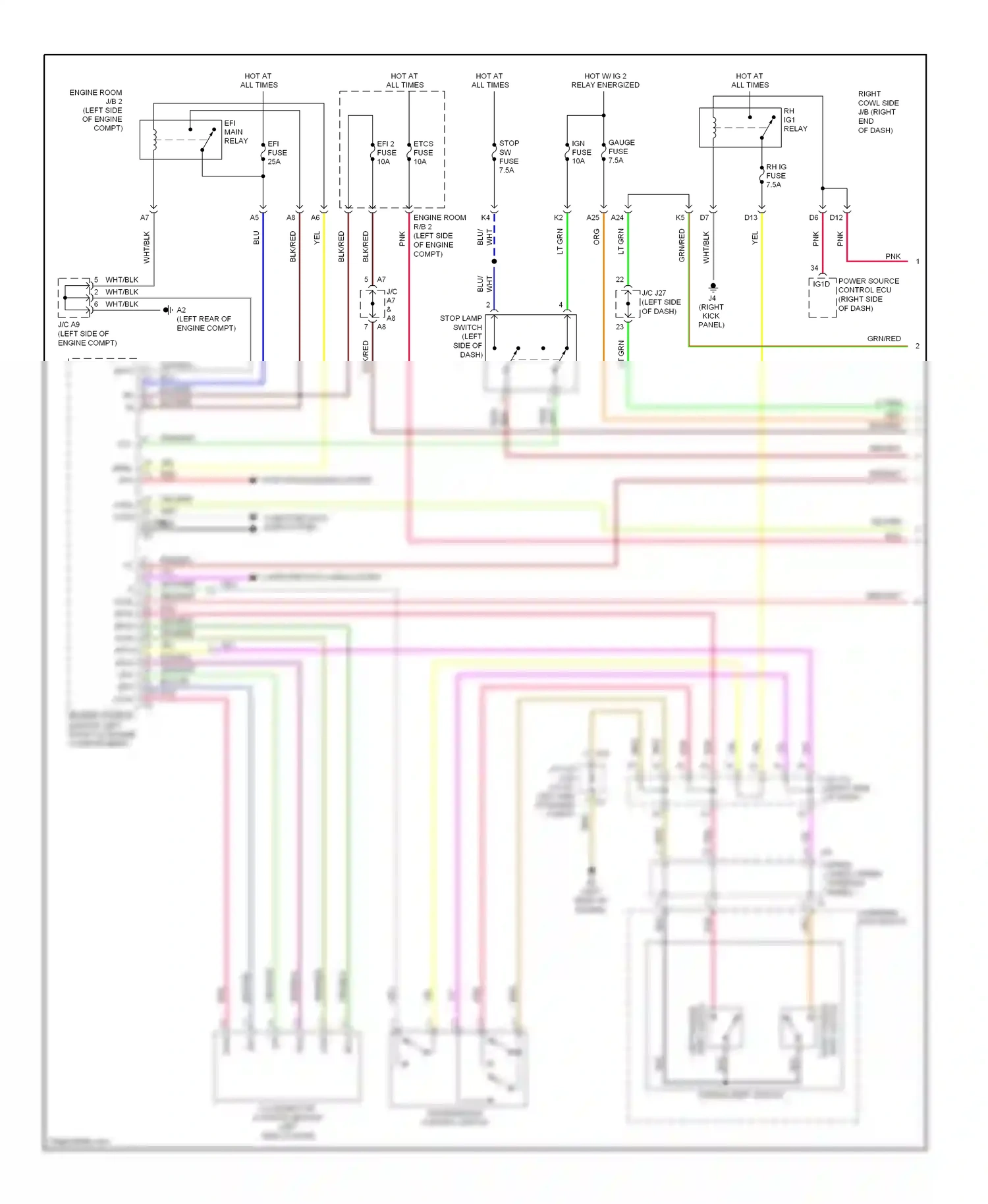 Wiring diagram pnk for Lexus IS II facelift (2008-2010) (72 of 111)
