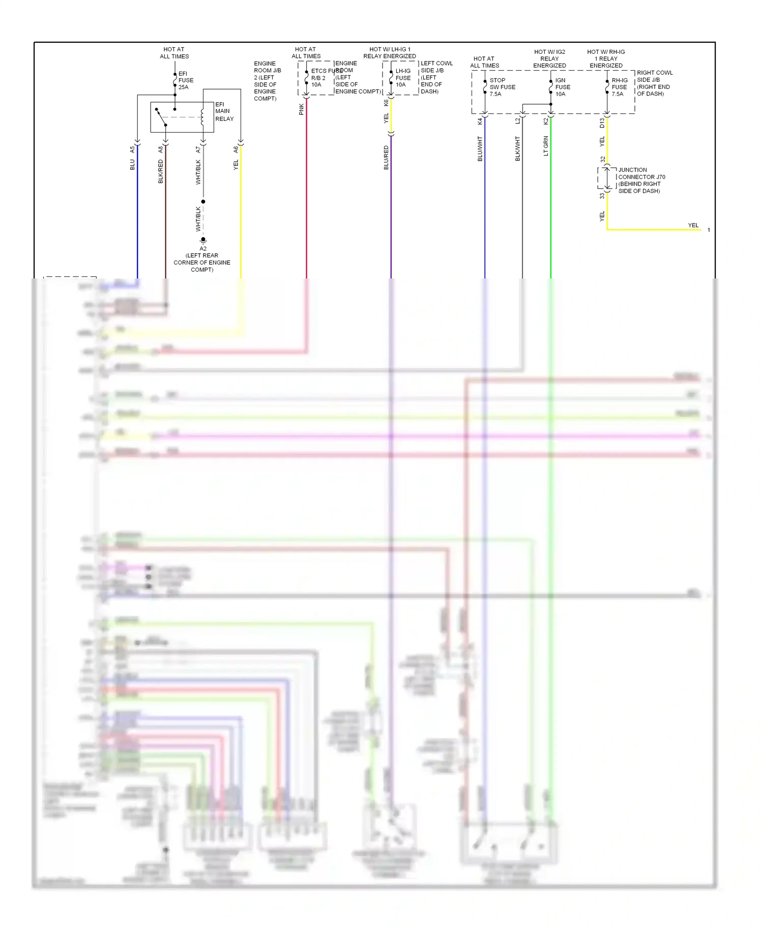 Wiring diagram pnk for Lexus IS II facelift (2008-2010) (17 of 111)