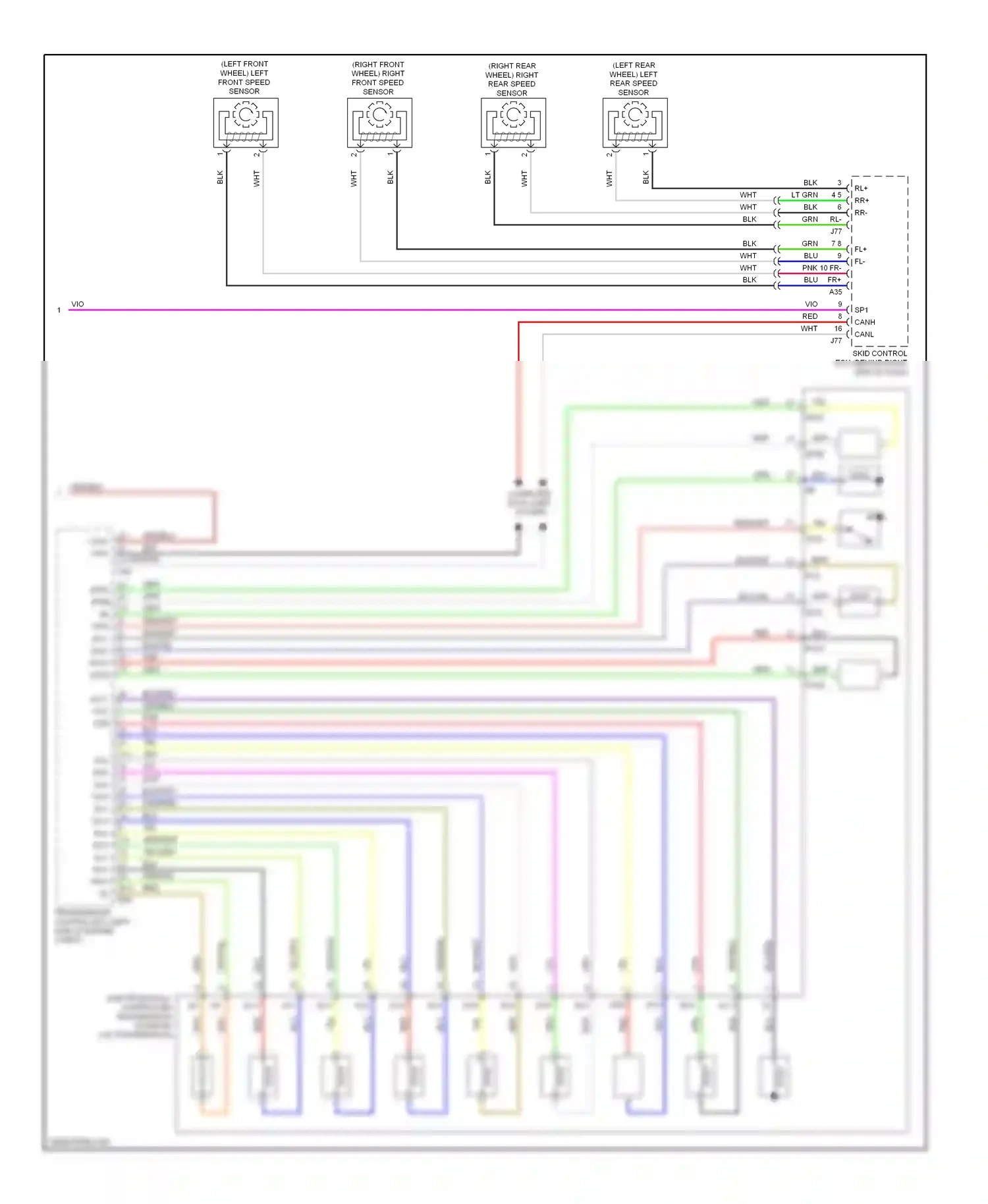 Wiring diagram red/blk for Lexus IS II facelift (2008-2010) (9 of 42)