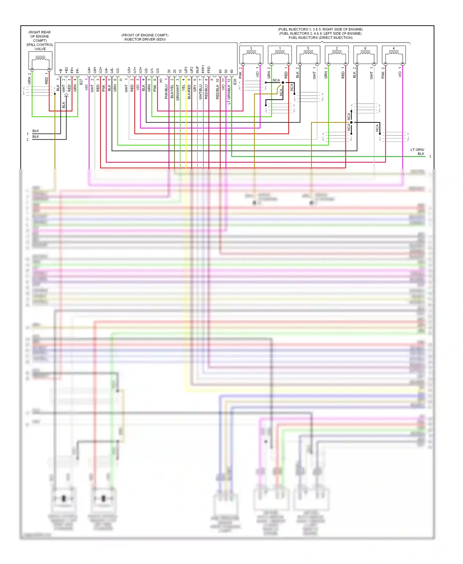 Wiring diagram red/blk for Lexus IS II facelift (2008-2010) (28 of 42)