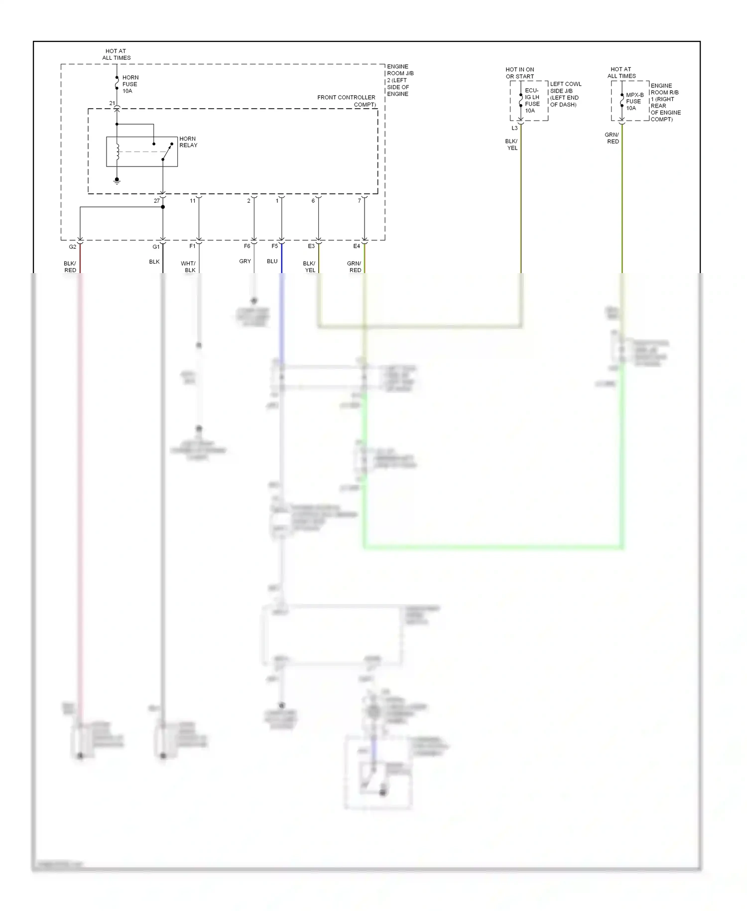 Wiring diagram steering pad switch assembly for Lexus IS II facelift (2008-2010) (3 of 6)
