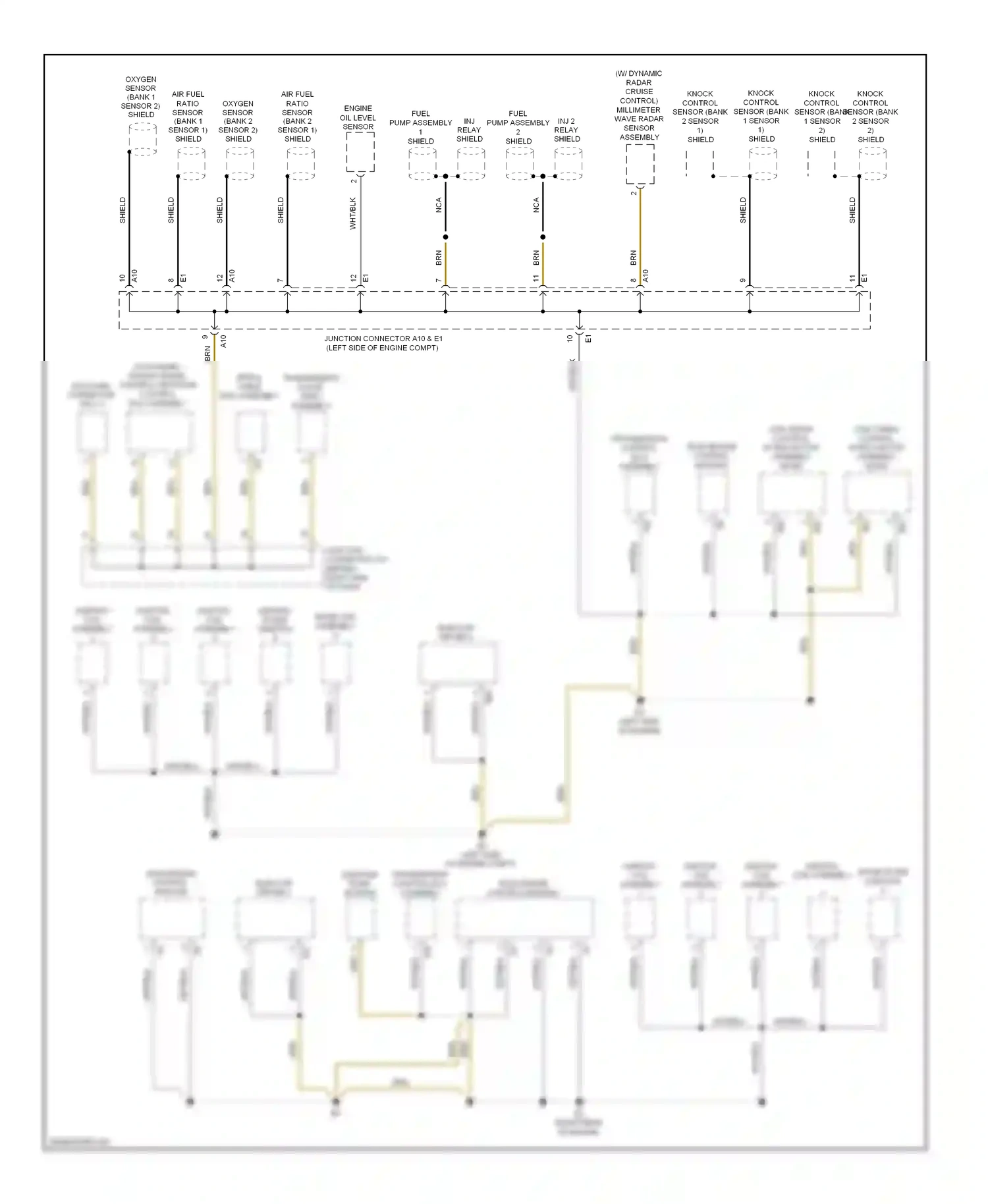 Wiring diagram transmission control ecu assembly for Lexus IS II facelift (2008-2010) (1 of 1)