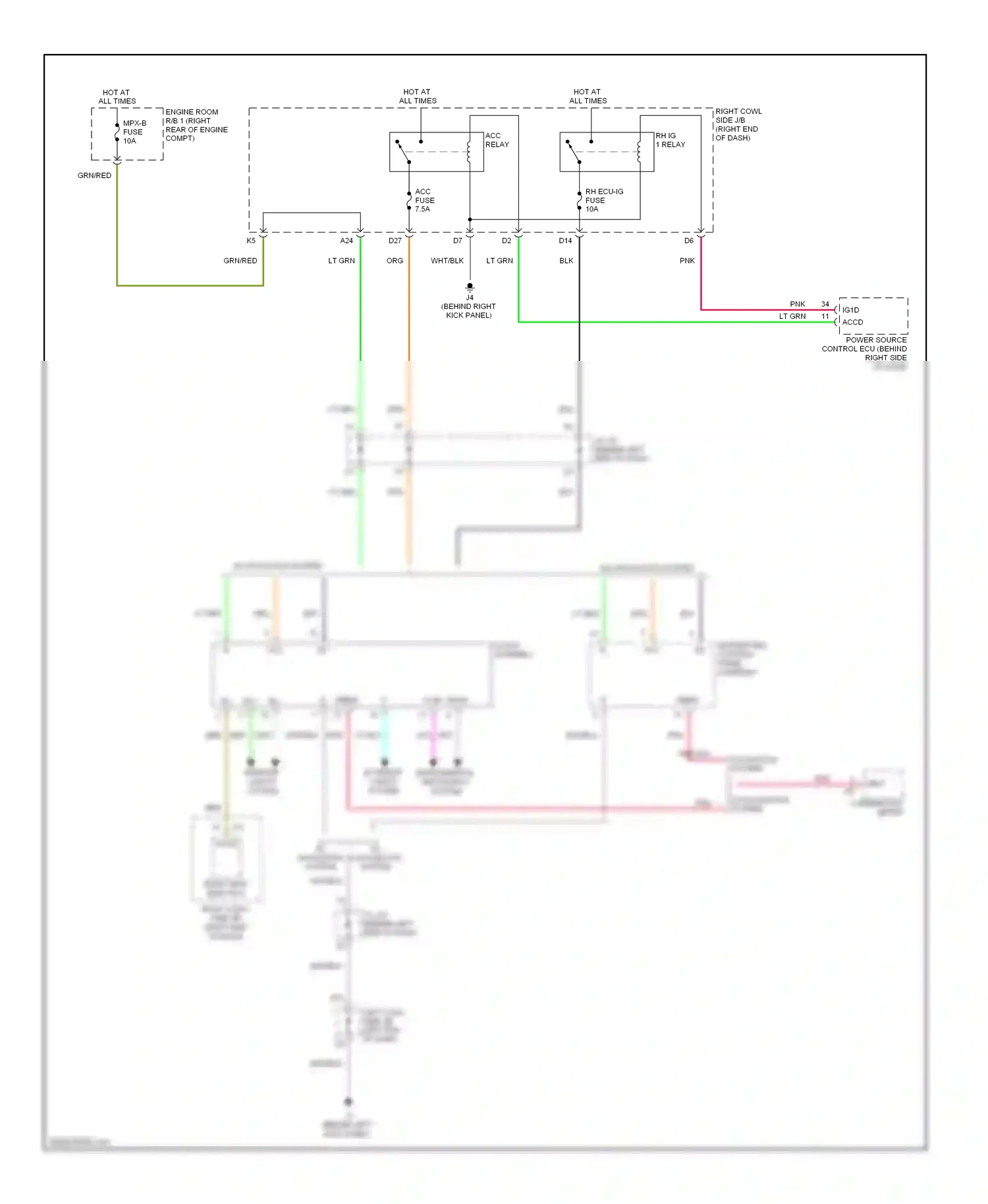 Wiring diagram vio for Lexus IS II facelift (2008-2010) (32 of 99)