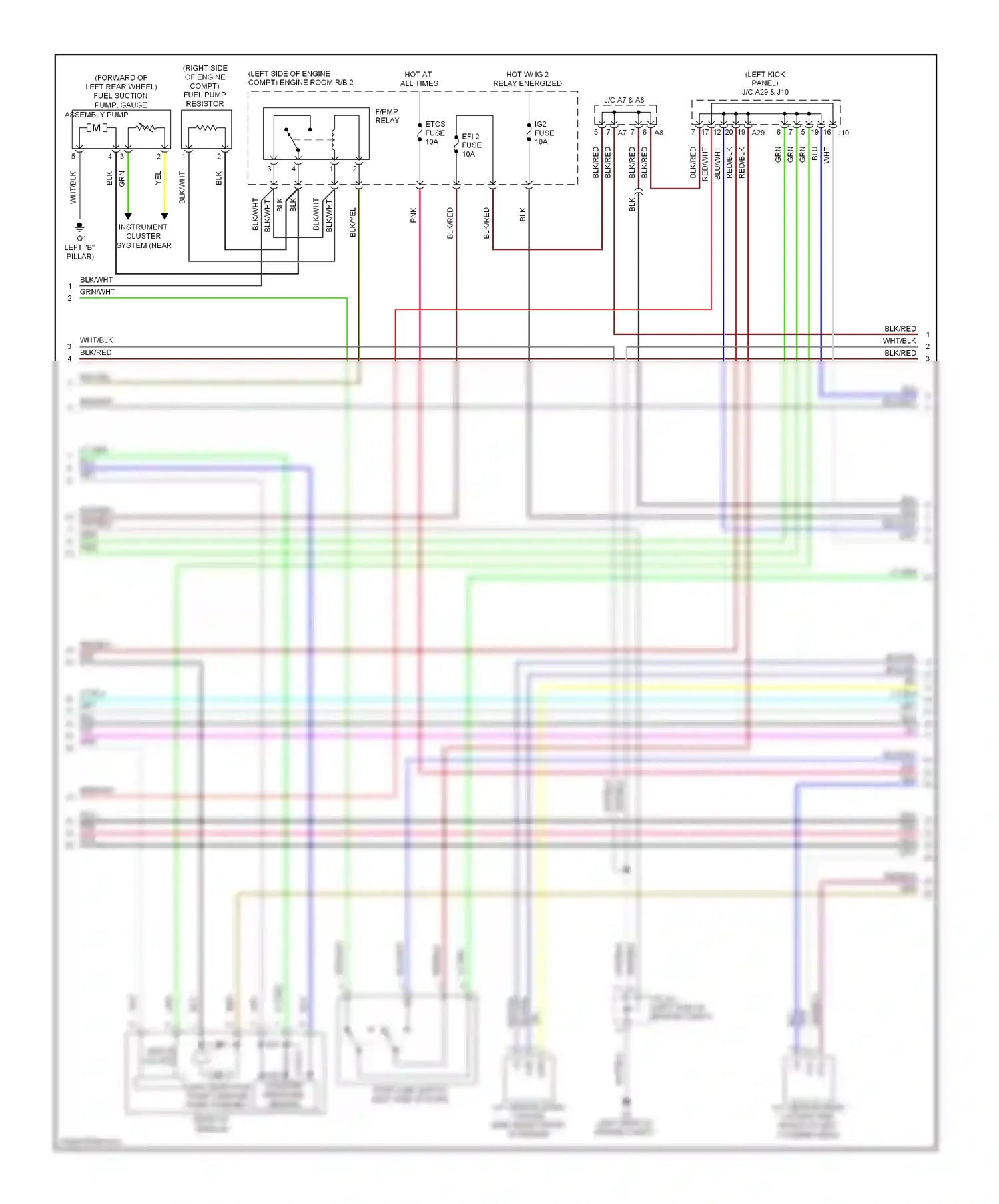Wiring diagram vvl+ for Lexus IS II facelift (2008-2010) (2 of 3)