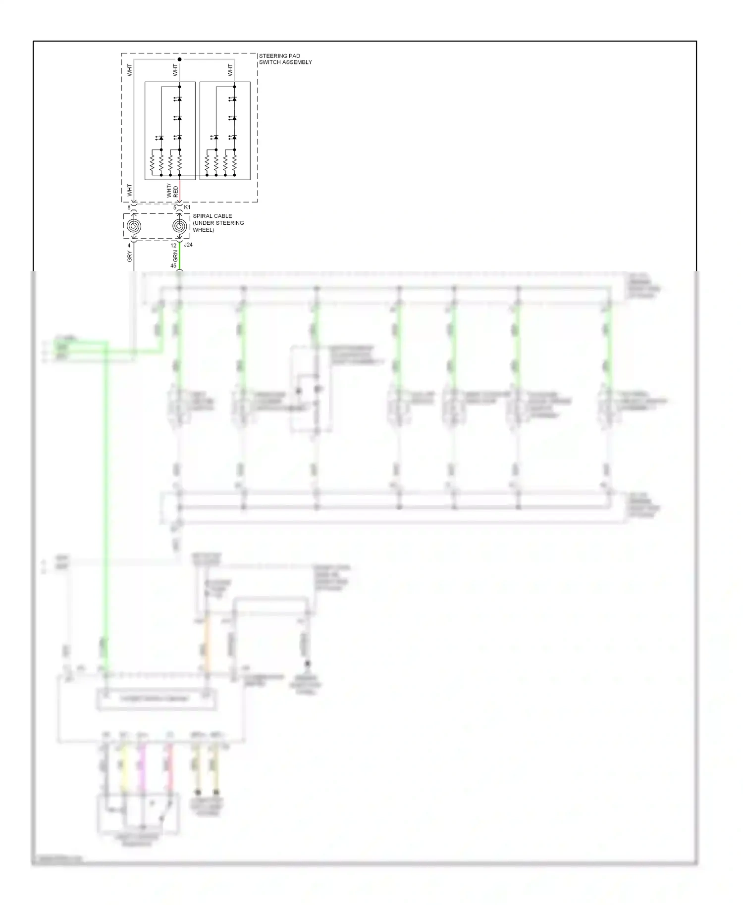 Wiring diagram wht red/ for Lexus IS II facelift (2008-2010) (1 of 2)