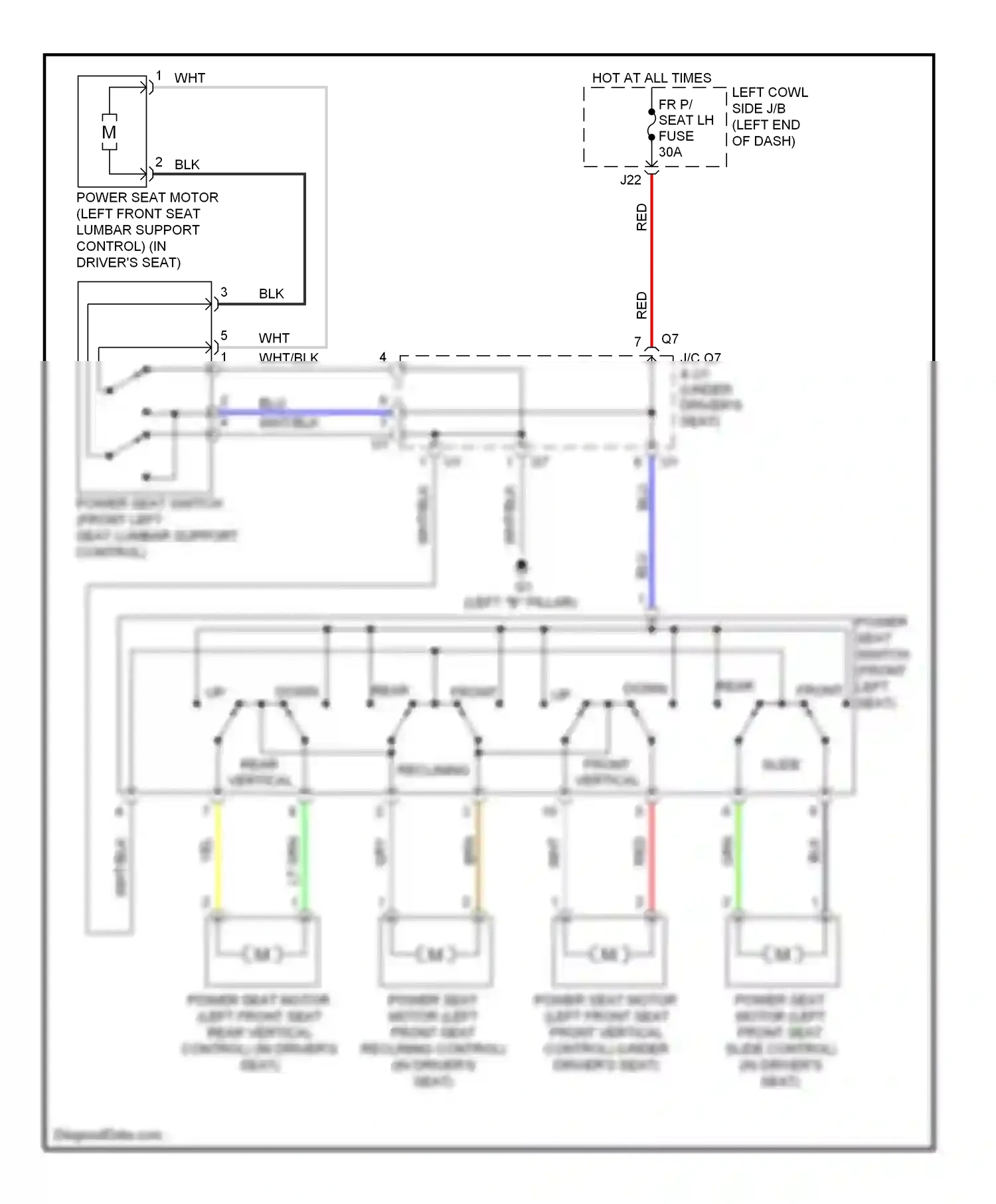 Wiring diagram wht for Lexus IS II facelift (2008-2010) (83 of 136)