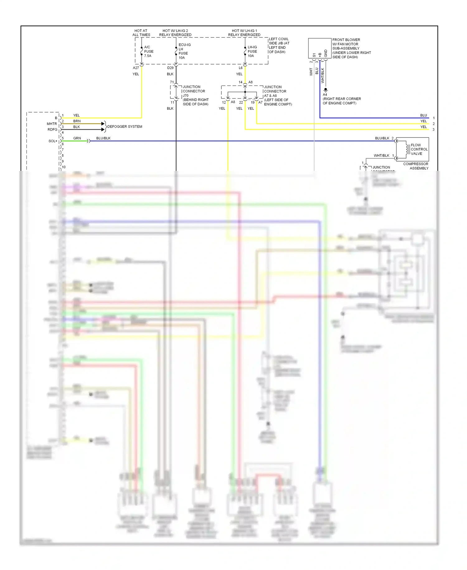 Wiring diagram wht for Lexus IS II facelift (2008-2010) (113 of 136)
